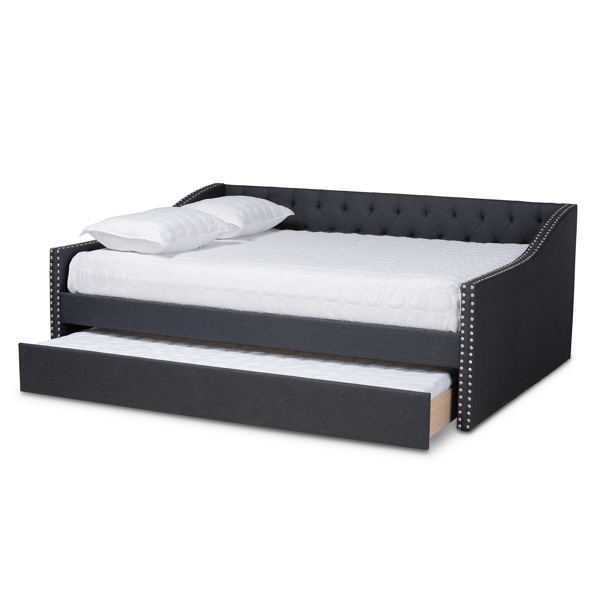 Haylie Modern and Contemporary Fabric Upholstered Daybed