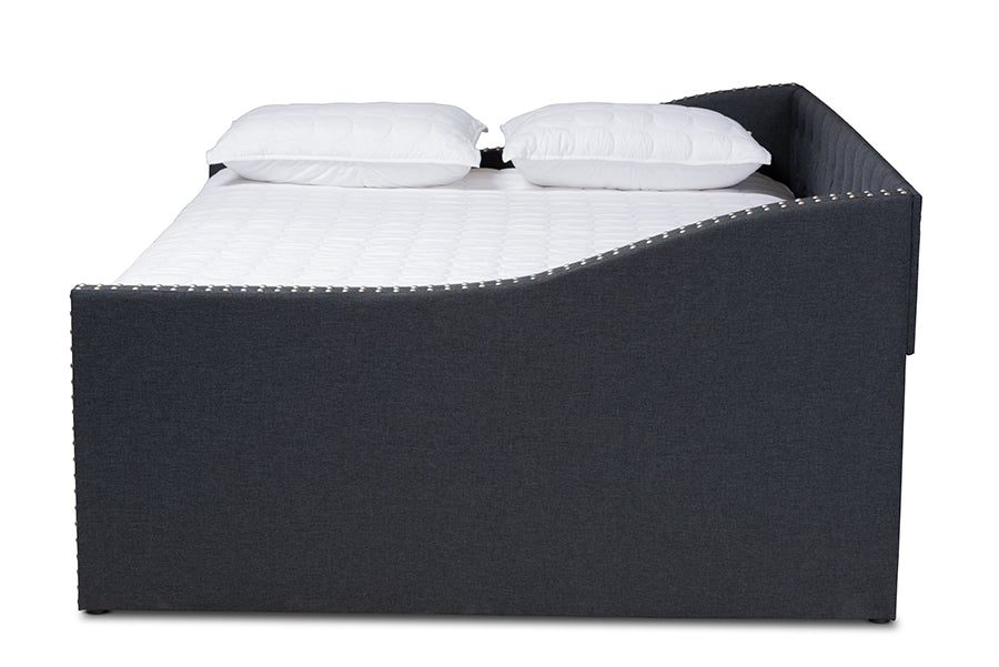 Haylie Modern and Contemporary Fabric Upholstered Daybed
