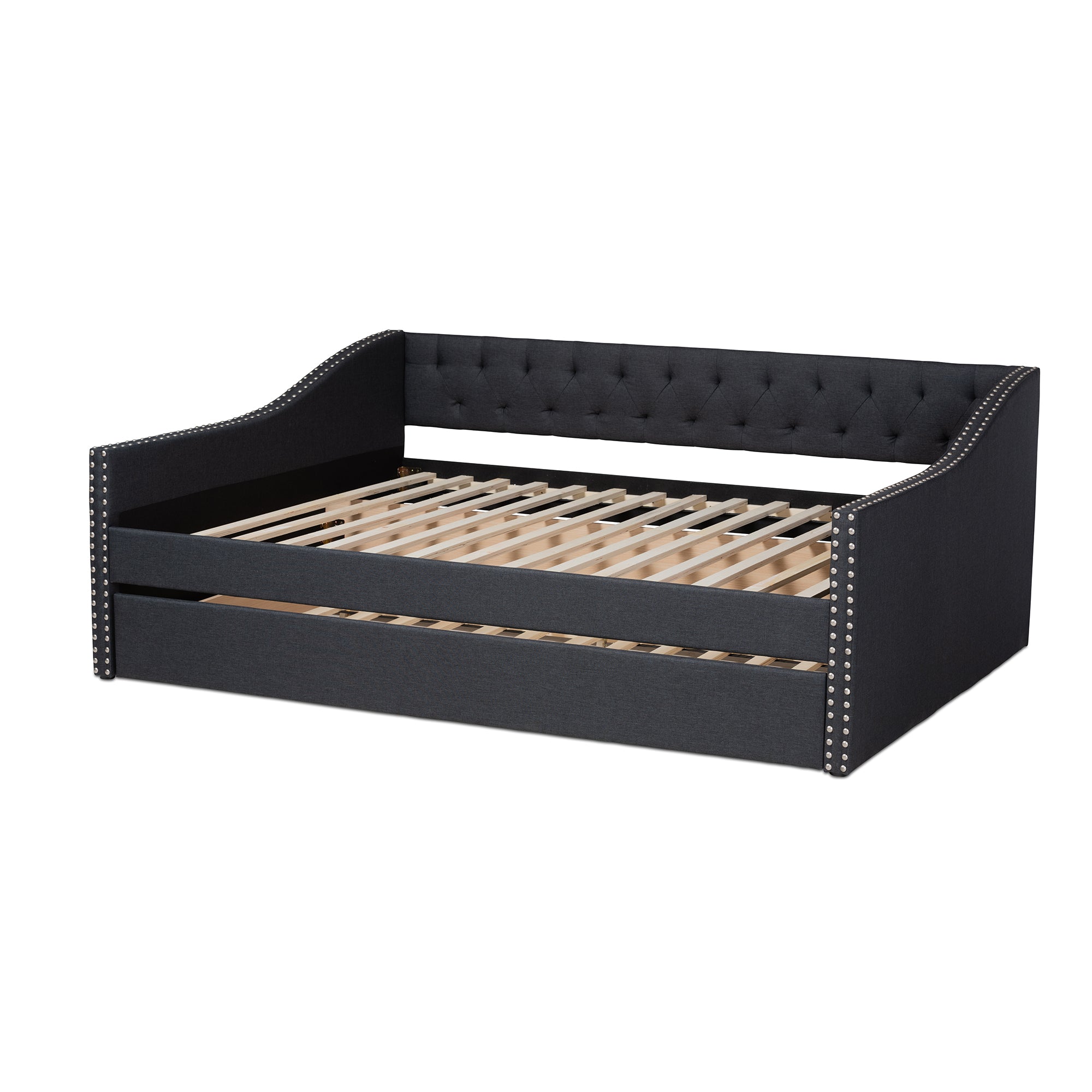 Haylie Modern and Contemporary Fabric Upholstered Daybed