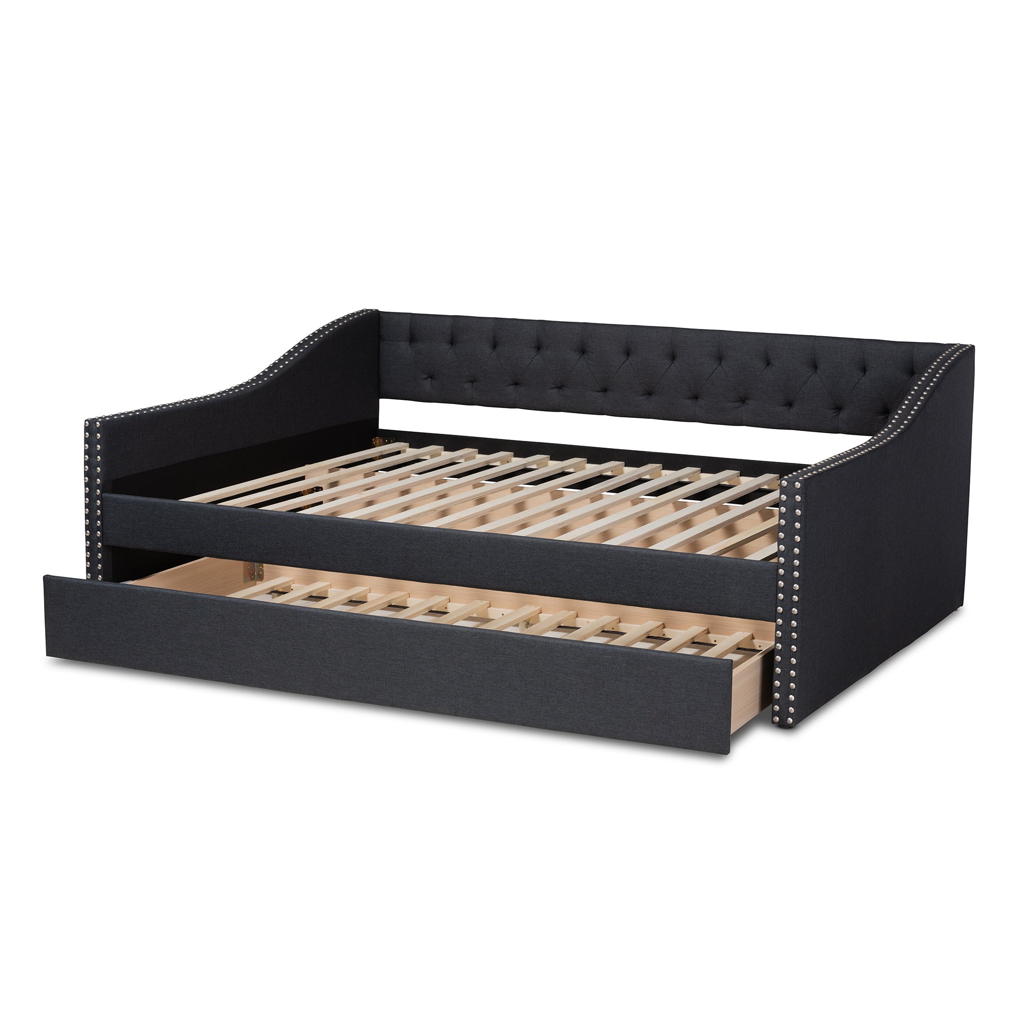 Haylie Modern and Contemporary Fabric Upholstered Daybed