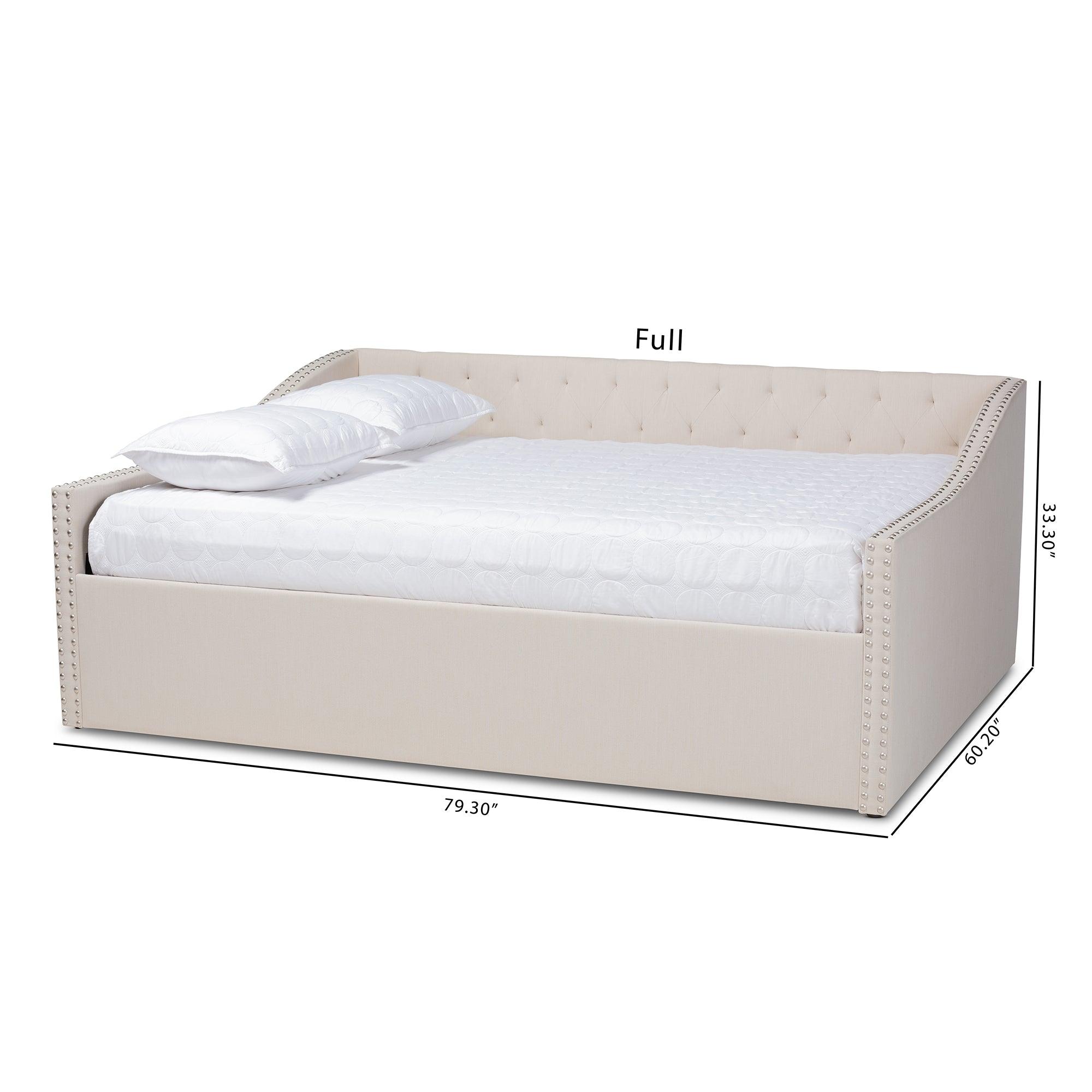 Haylie Modern and Contemporary Fabric Upholstered Daybed