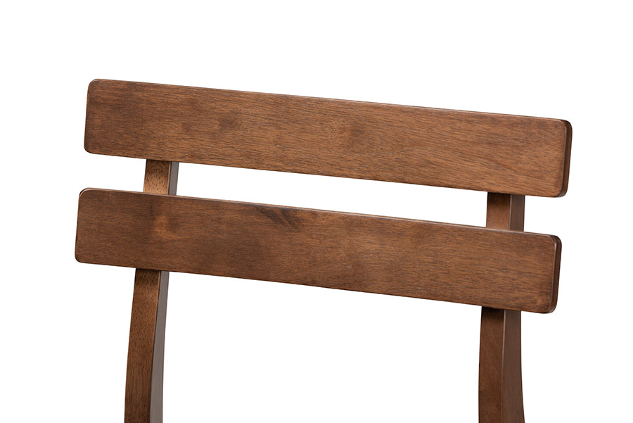 Larine Modern and Contemporary Fabric Upholstered Finished 2-Piece Wood Counter Stool Set