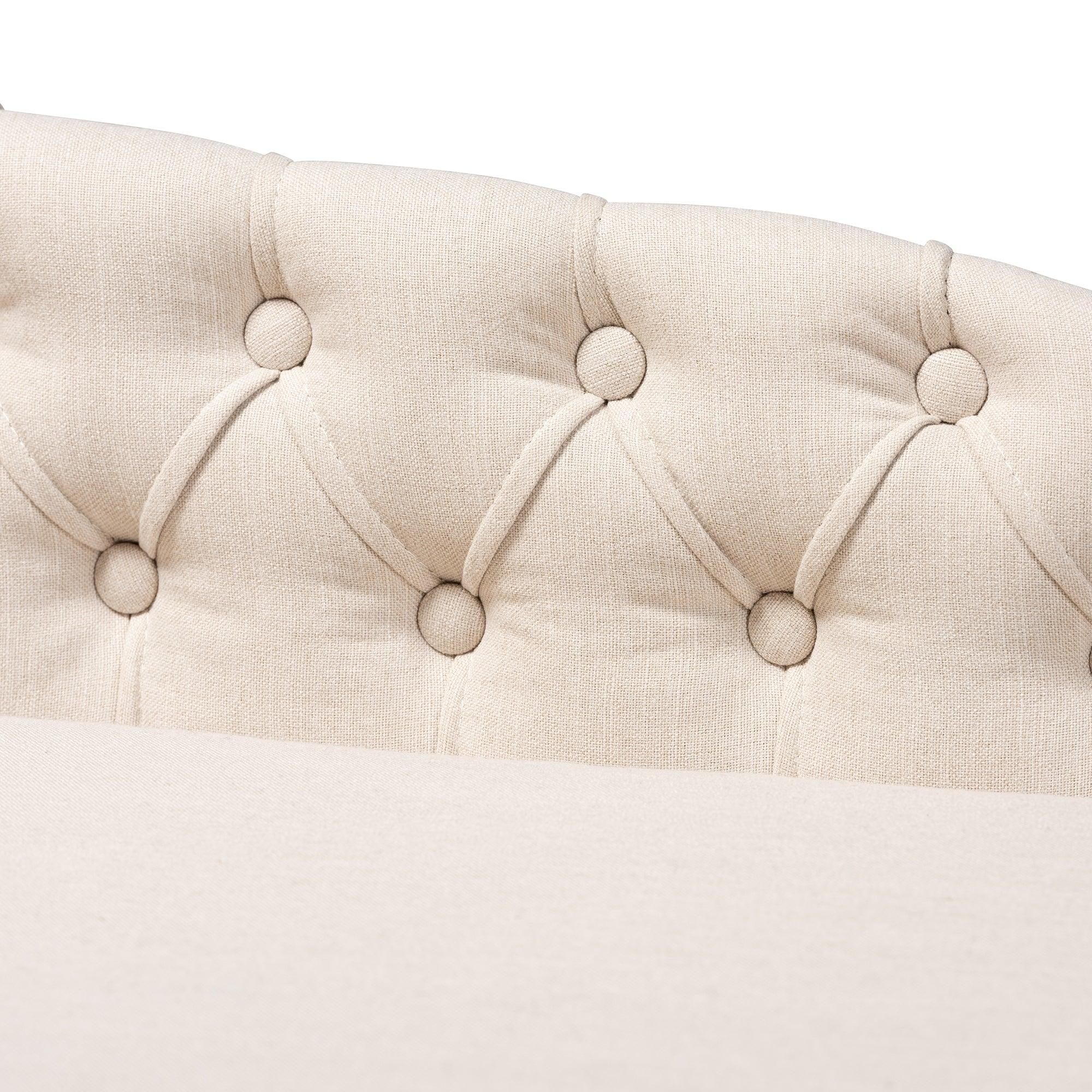 Florent Modern and Contemporary Fabric Upholstered Finished Chaise Lounge