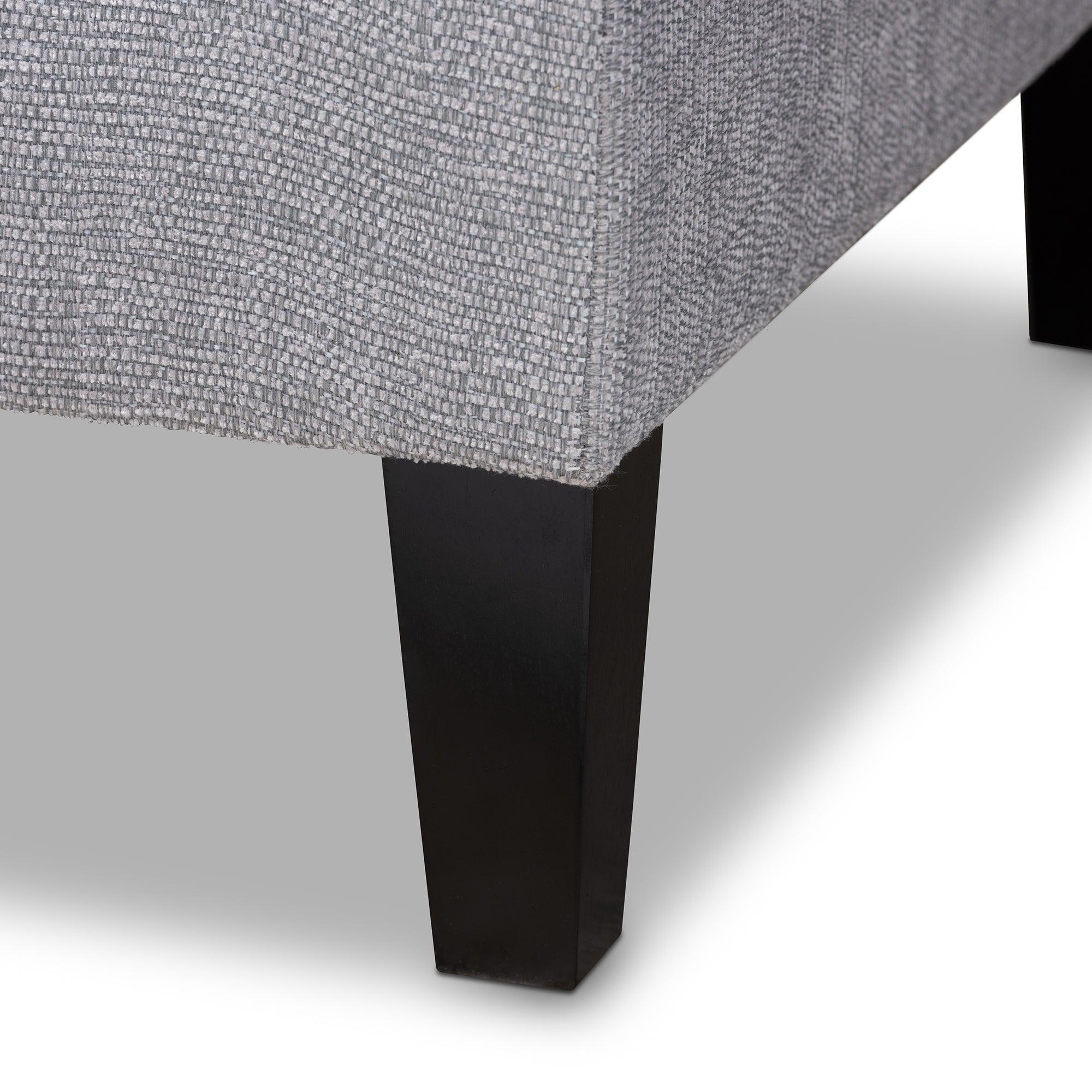 Florent Modern and Contemporary Fabric Upholstered Finished Chaise Lounge