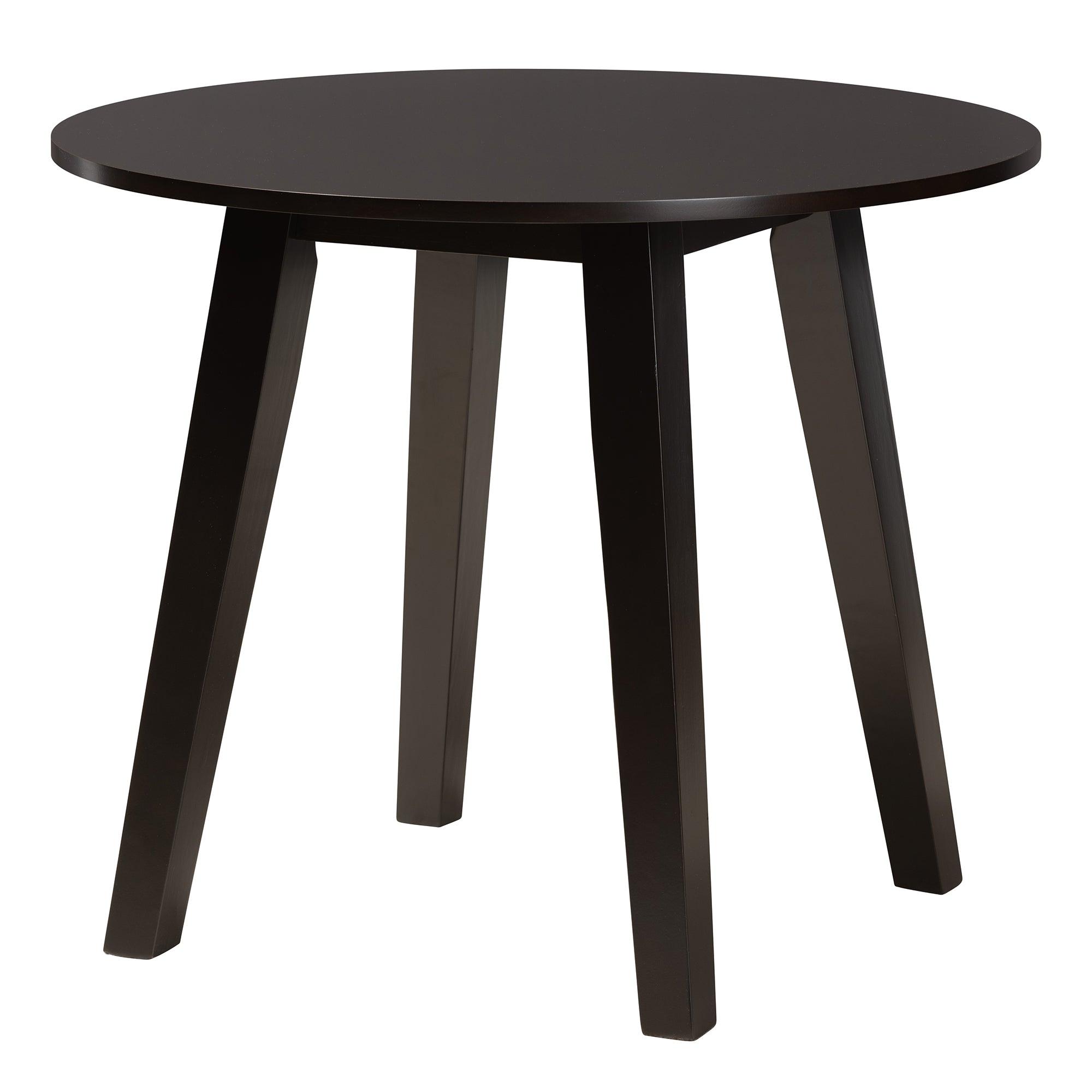 Thea Modern Fabric and Finished Wood 5-Piece Dining Set