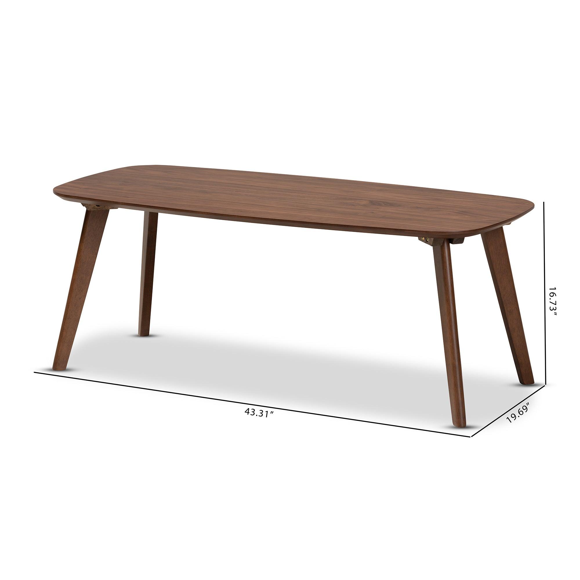 Dahlia Mid-Century Modern Finished Coffee Table
