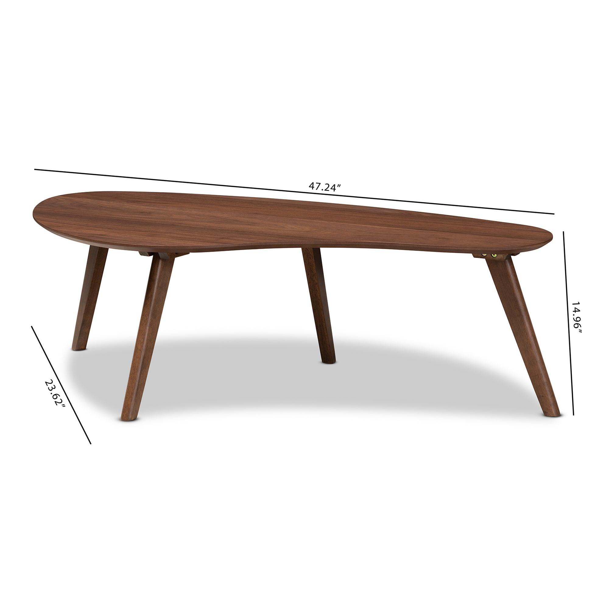 Scarlette Mid-Century Modern Finished Coffee Table