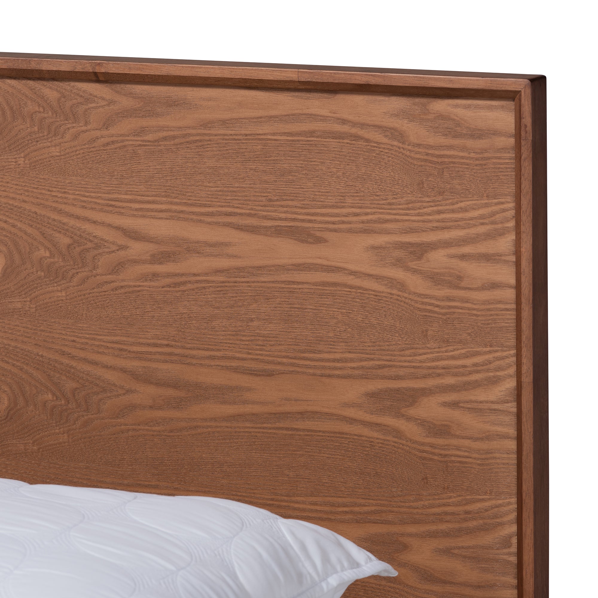 Karine Mid-Century Modern Finished Wood Platform Bed
