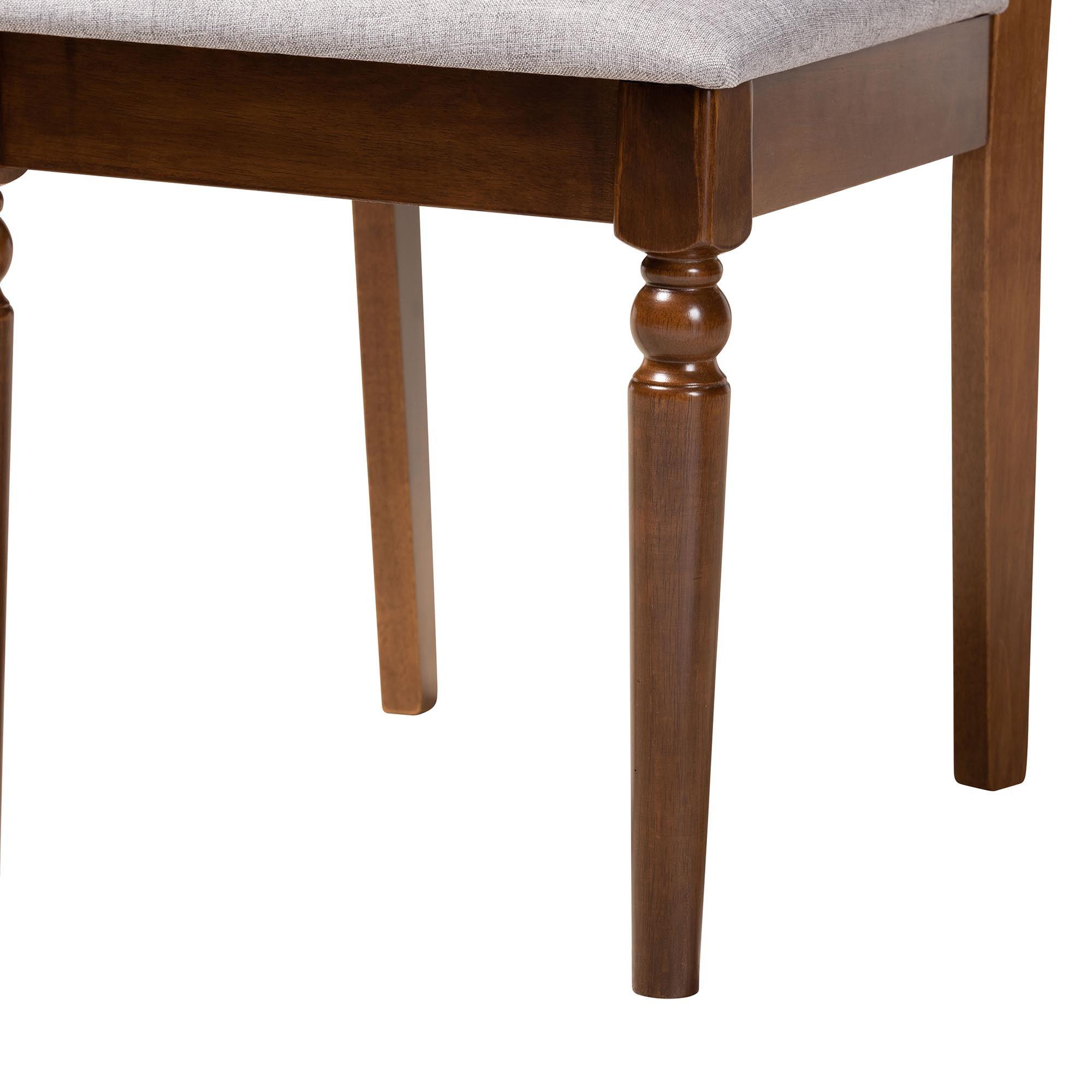 Renaud Modern and Wood 5-Piece Dining Set