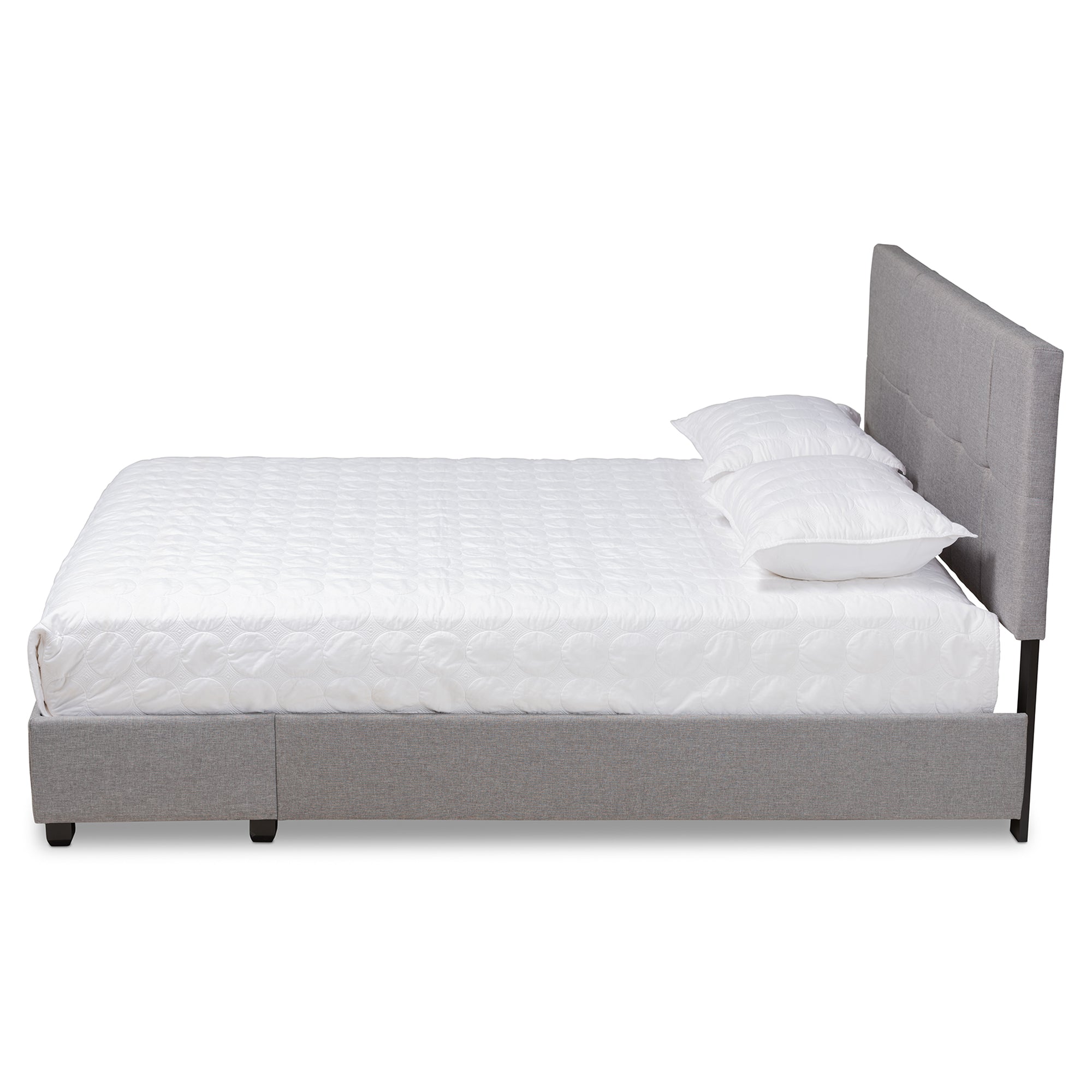 Netti Fabric Upholstered 2-Drawer Platform Storage Bed