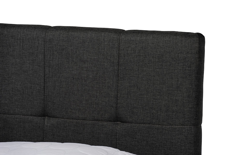 Netti Fabric Upholstered 2-Drawer Platform Storage Bed