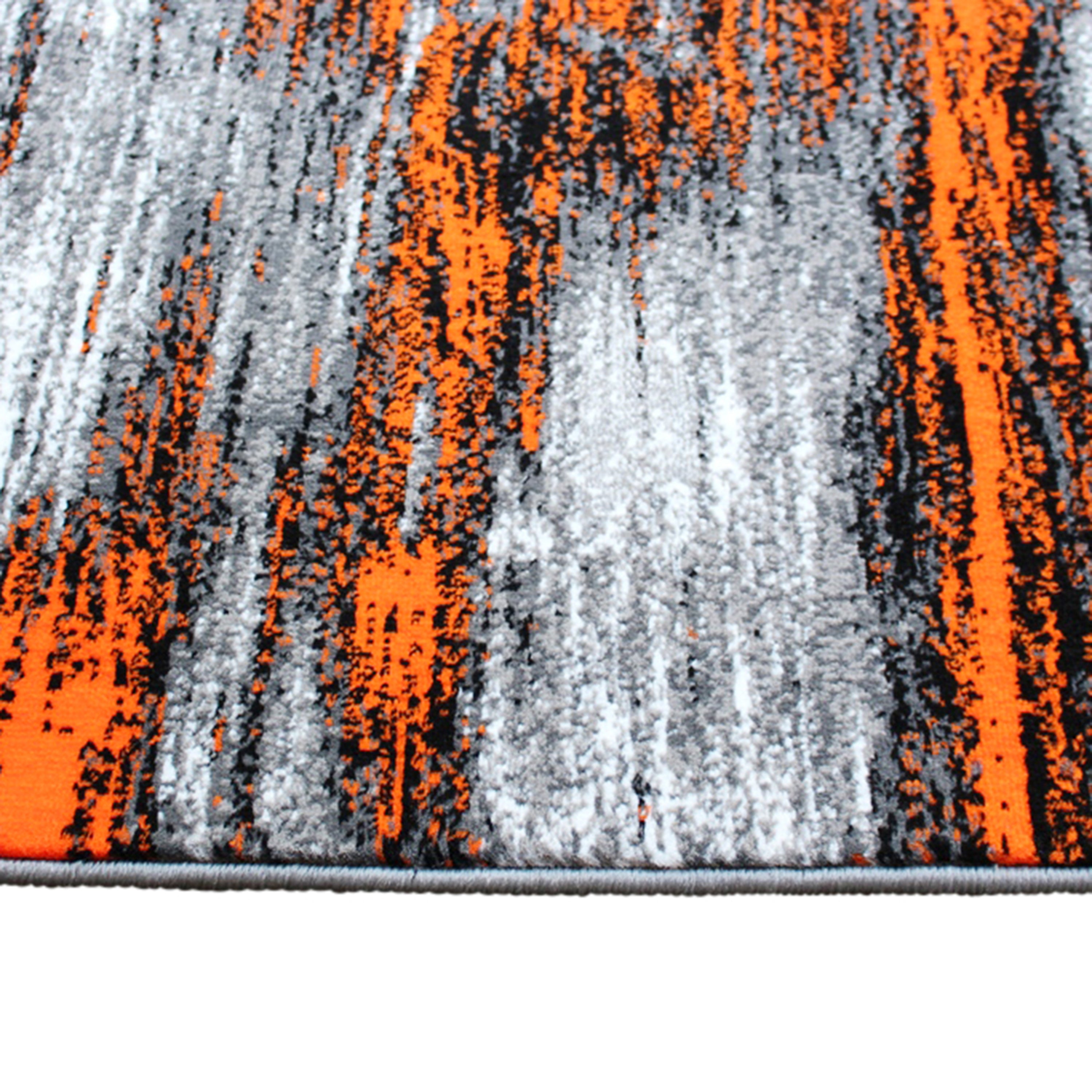 Rylan Collection Abstract Pattern Area Rug - Olefin Rug with Jute Backing - Living Room, Bedroom, & Entryway-Indoor Area Rug-Flash Furniture-Wall2Wall Furnishings