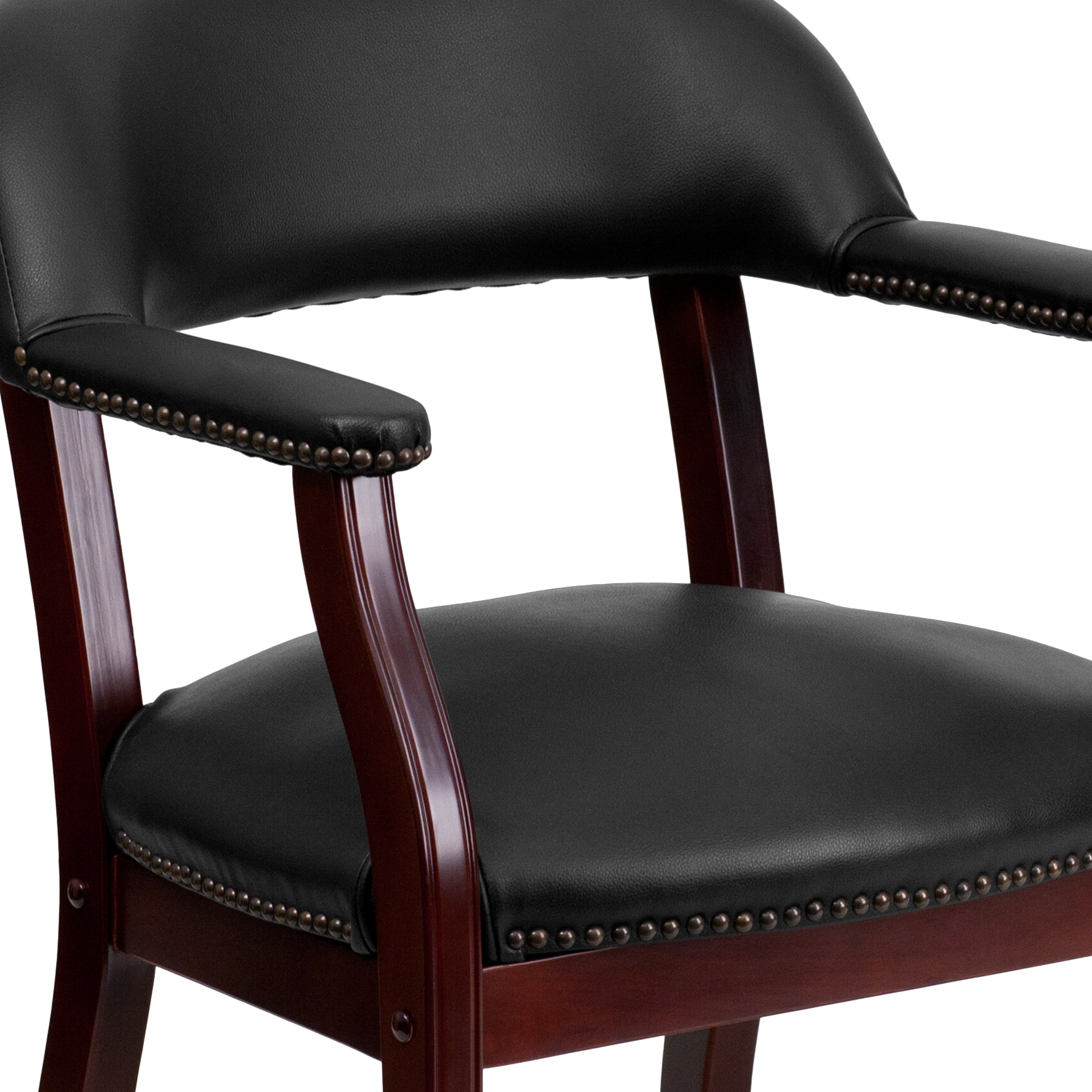 Conference Chair with Accent Nail Trim and Casters