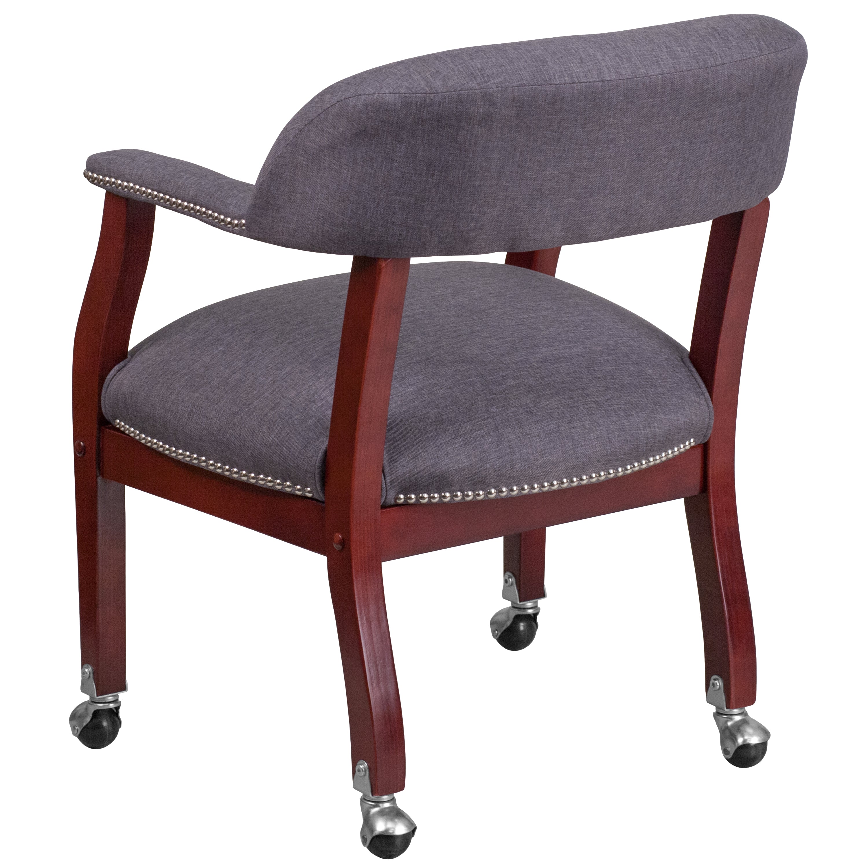 Conference Chair with Accent Nail Trim and Casters