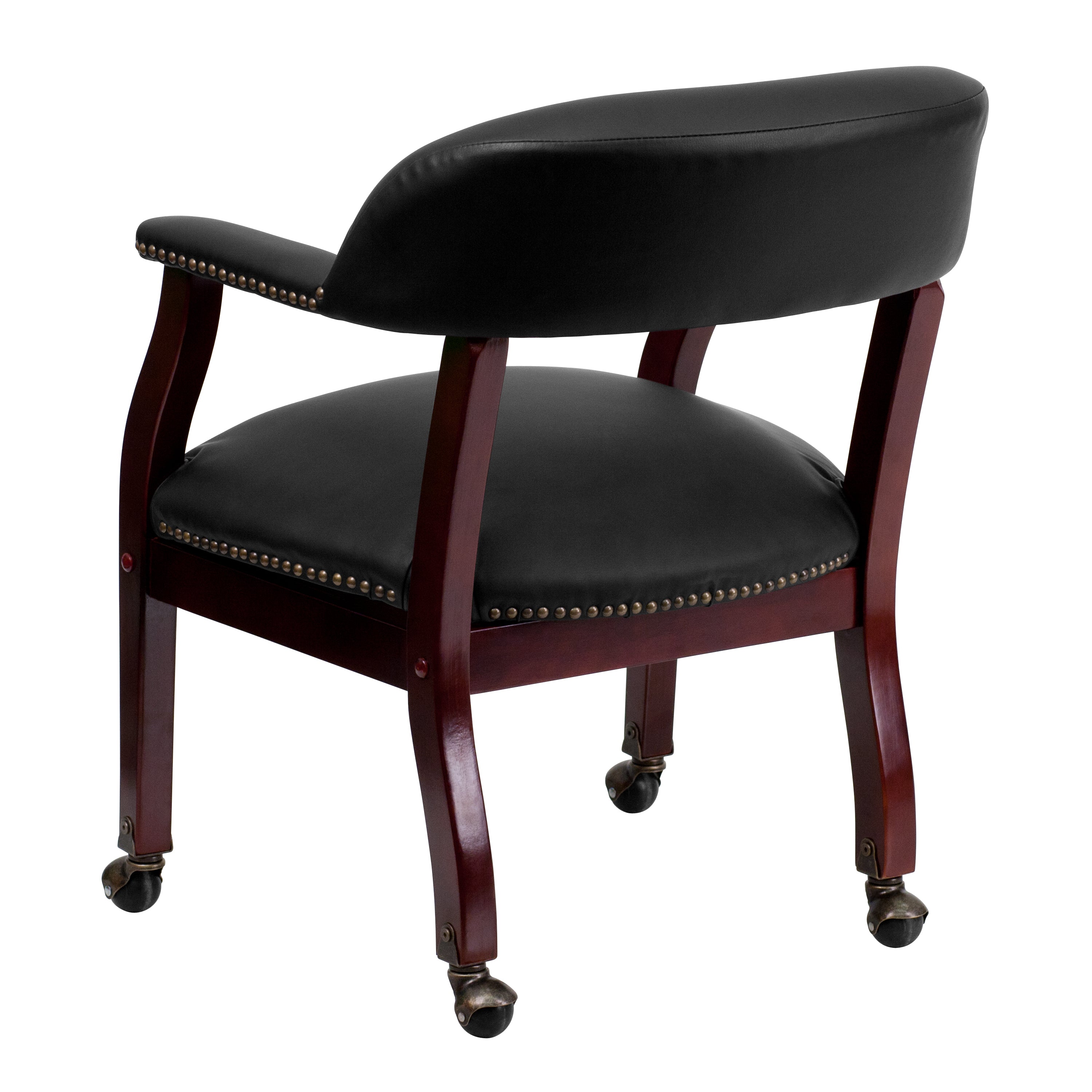 Conference Chair with Accent Nail Trim and Casters