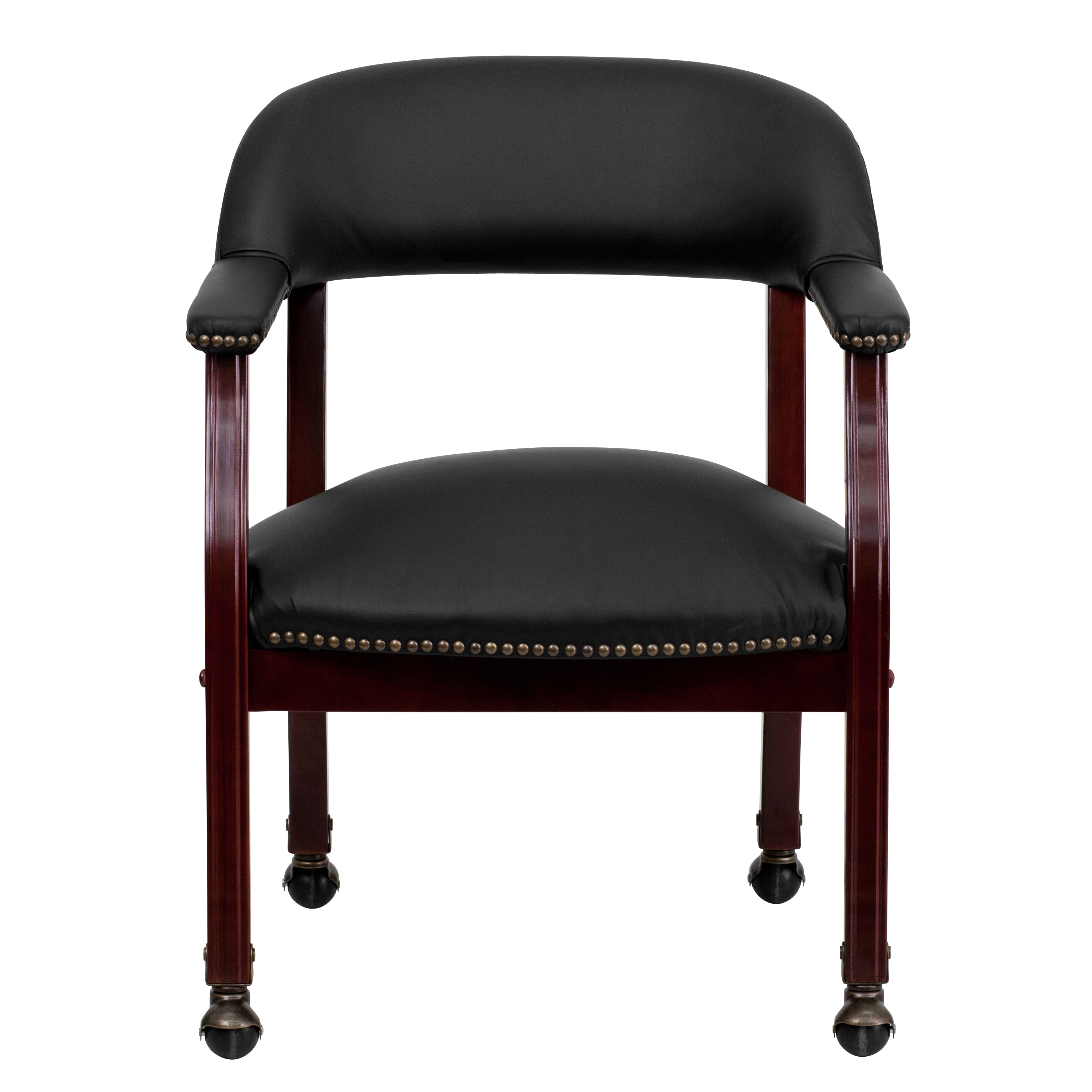 Conference Chair with Accent Nail Trim and Casters