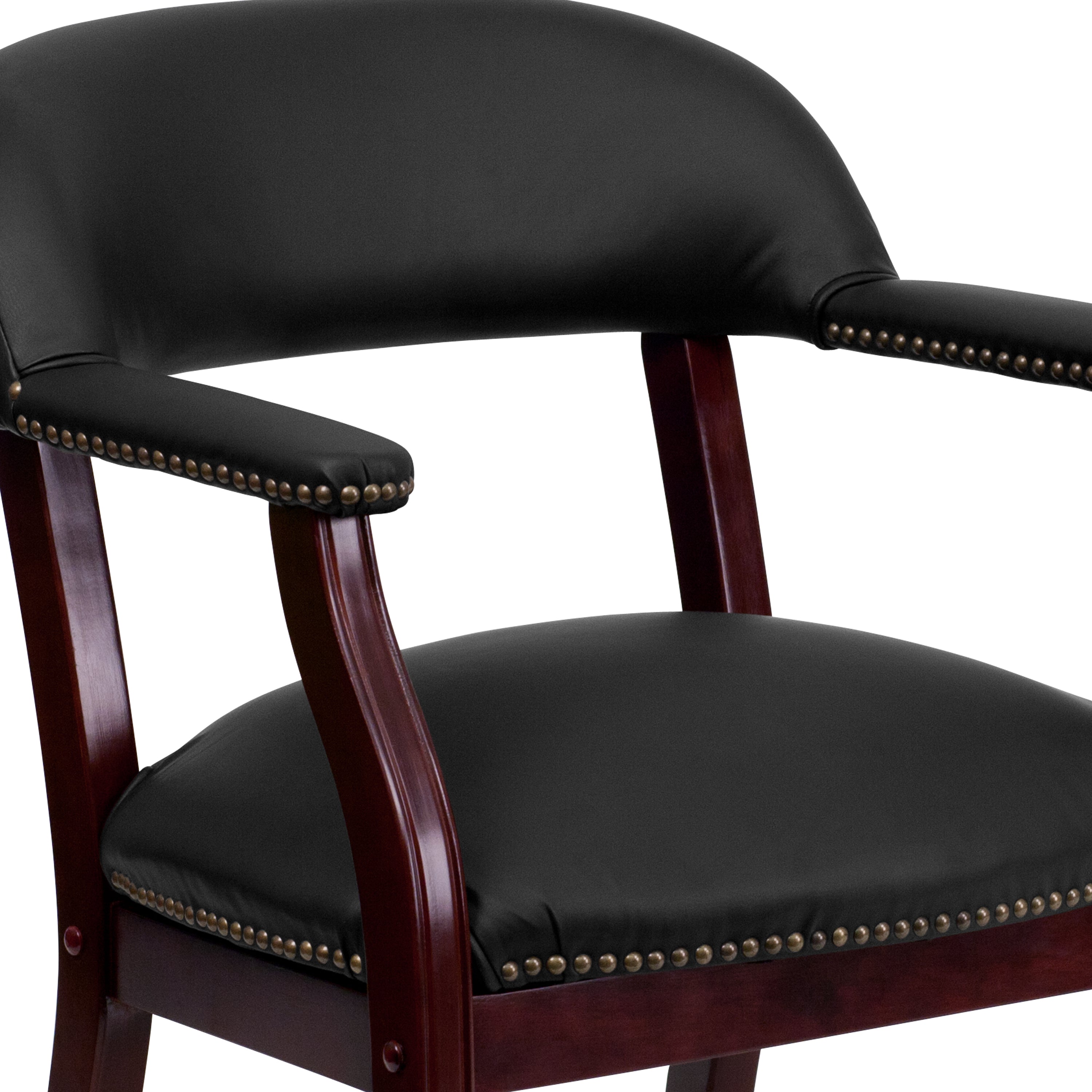 Conference Chair with Accent Nail Trim and Casters