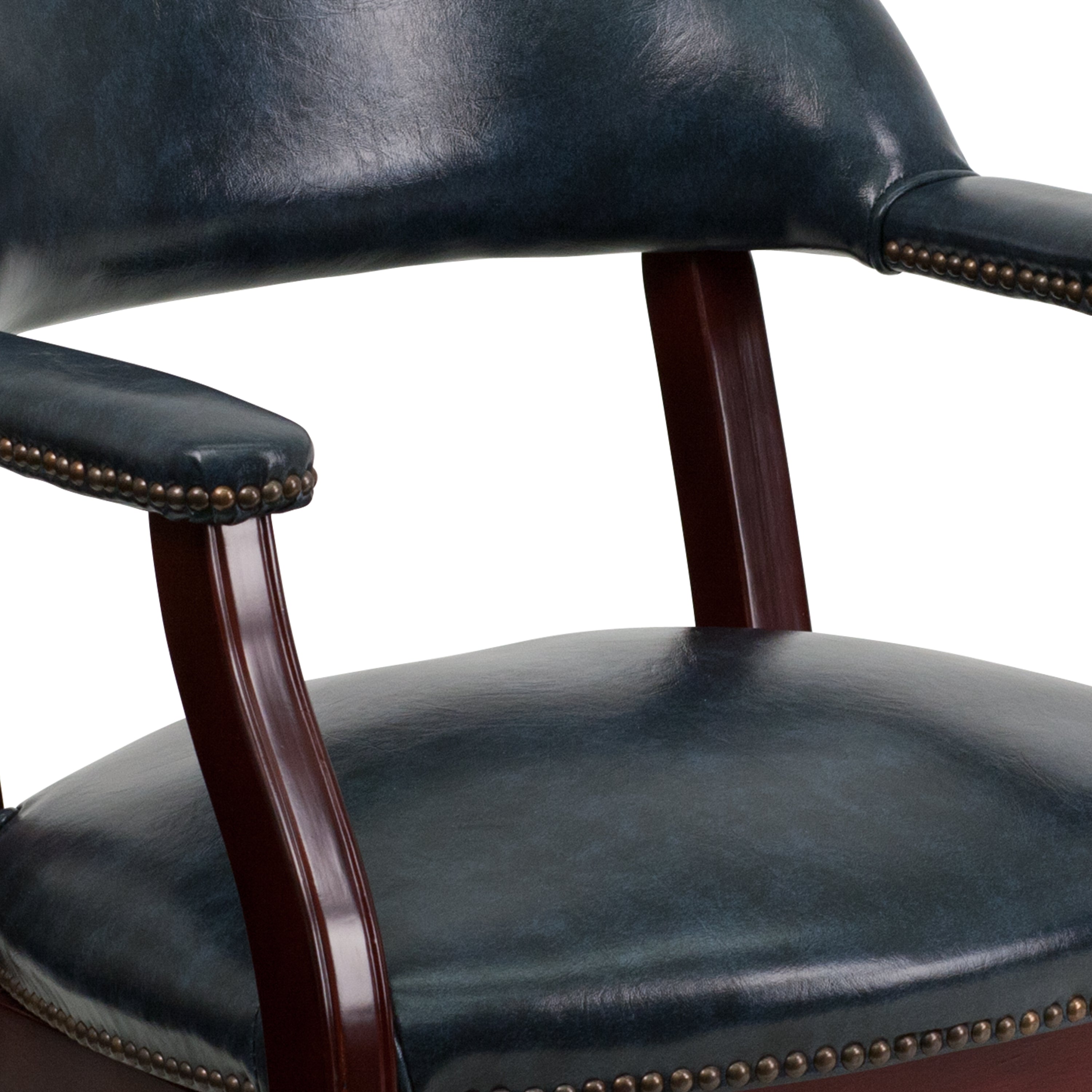 Conference Chair with Accent Nail Trim and Casters