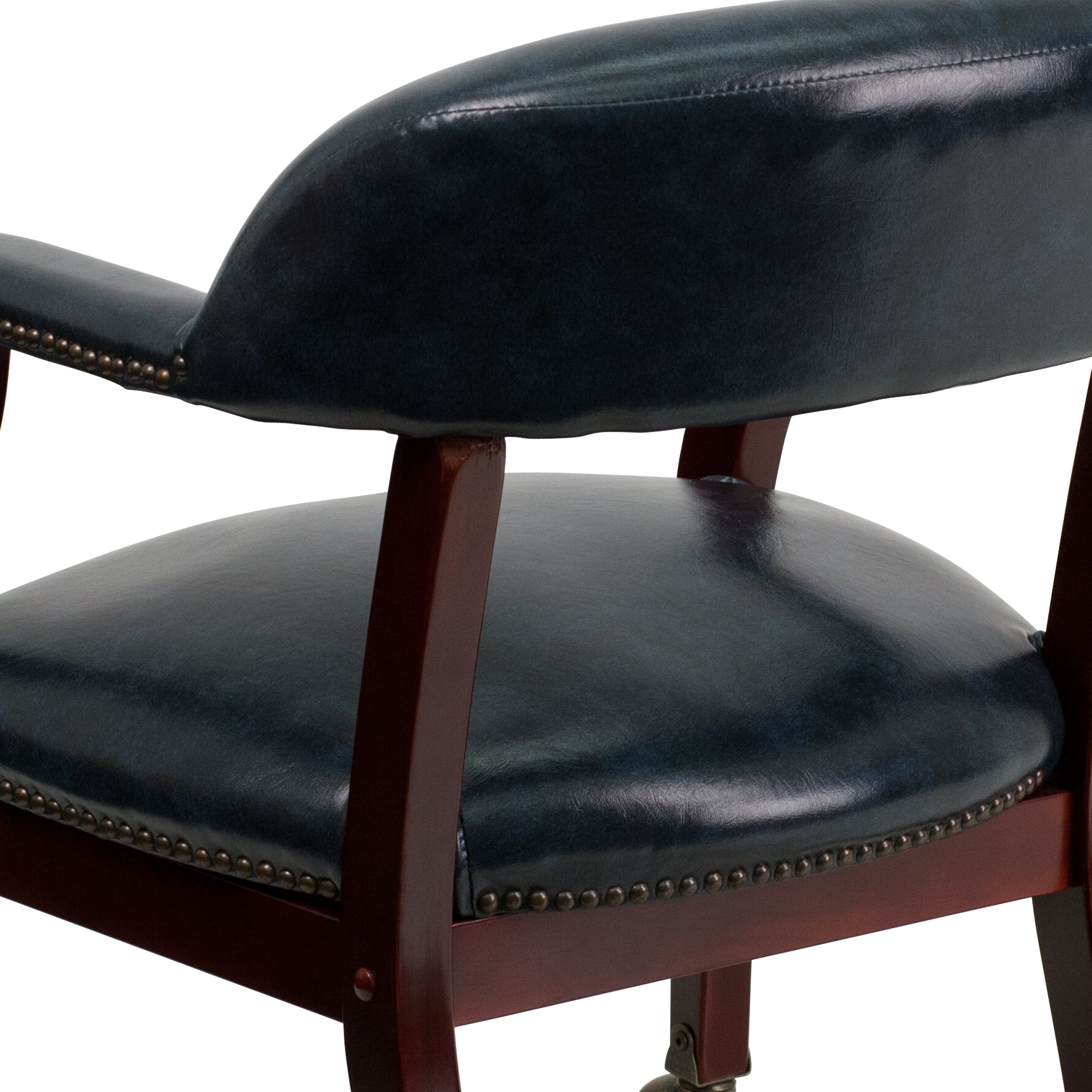 Conference Chair with Accent Nail Trim and Casters