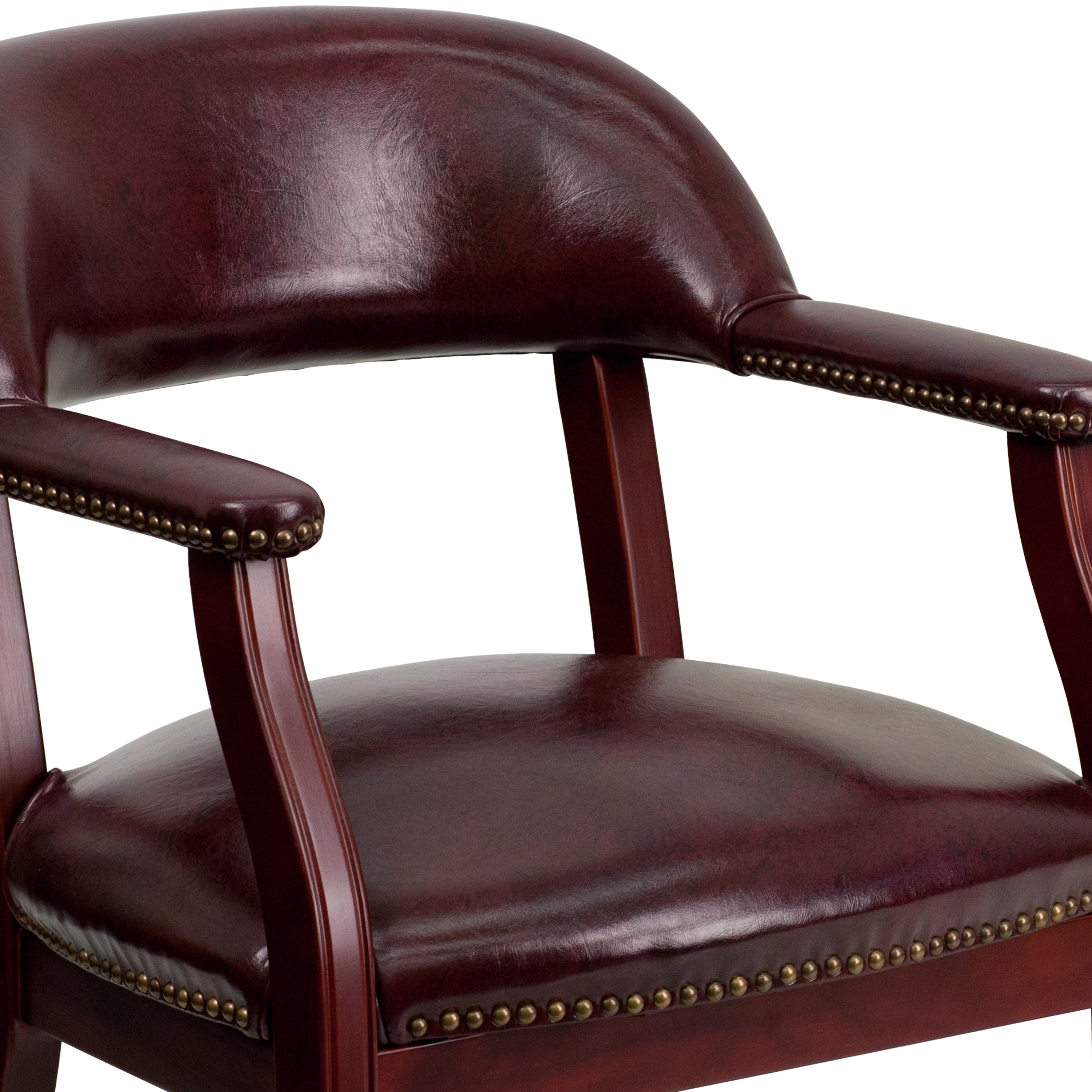 Conference Chair with Accent Nail Trim and Casters