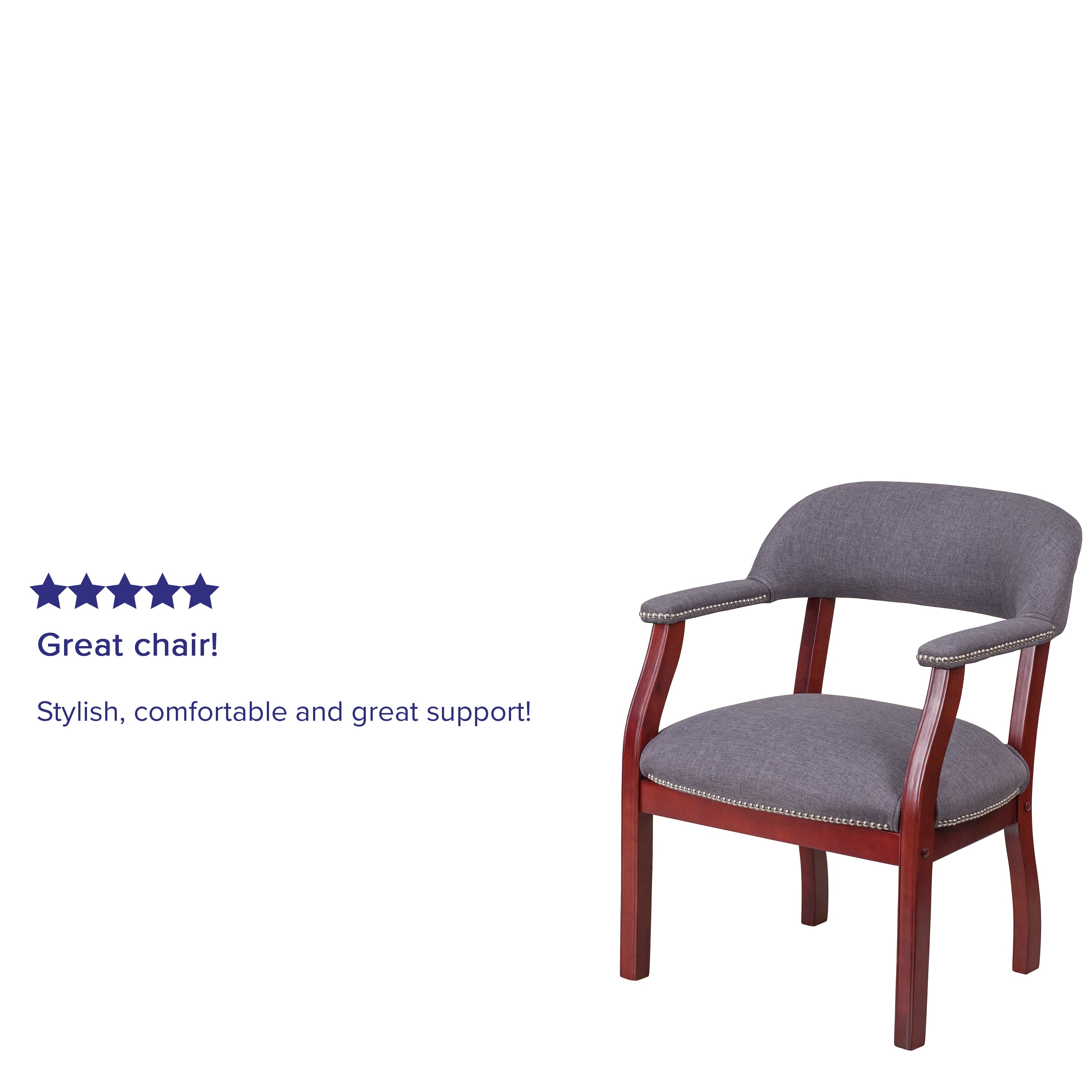 Conference Chair with Accent Nail Trim
