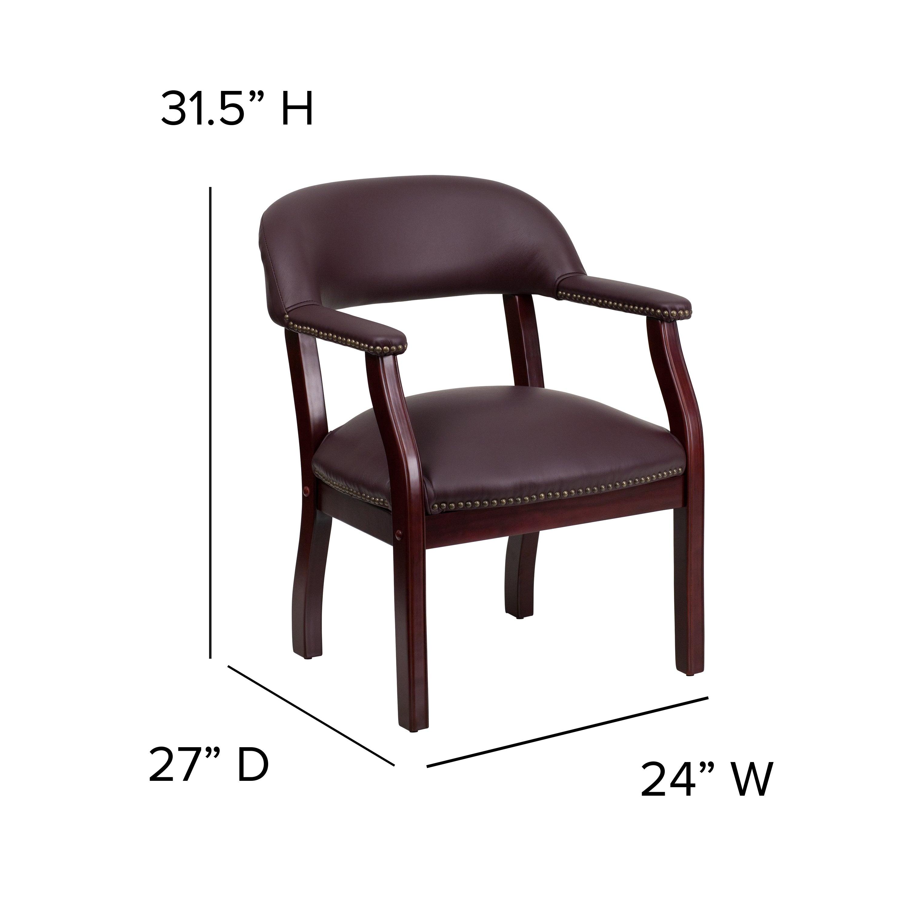 Conference Chair with Accent Nail Trim