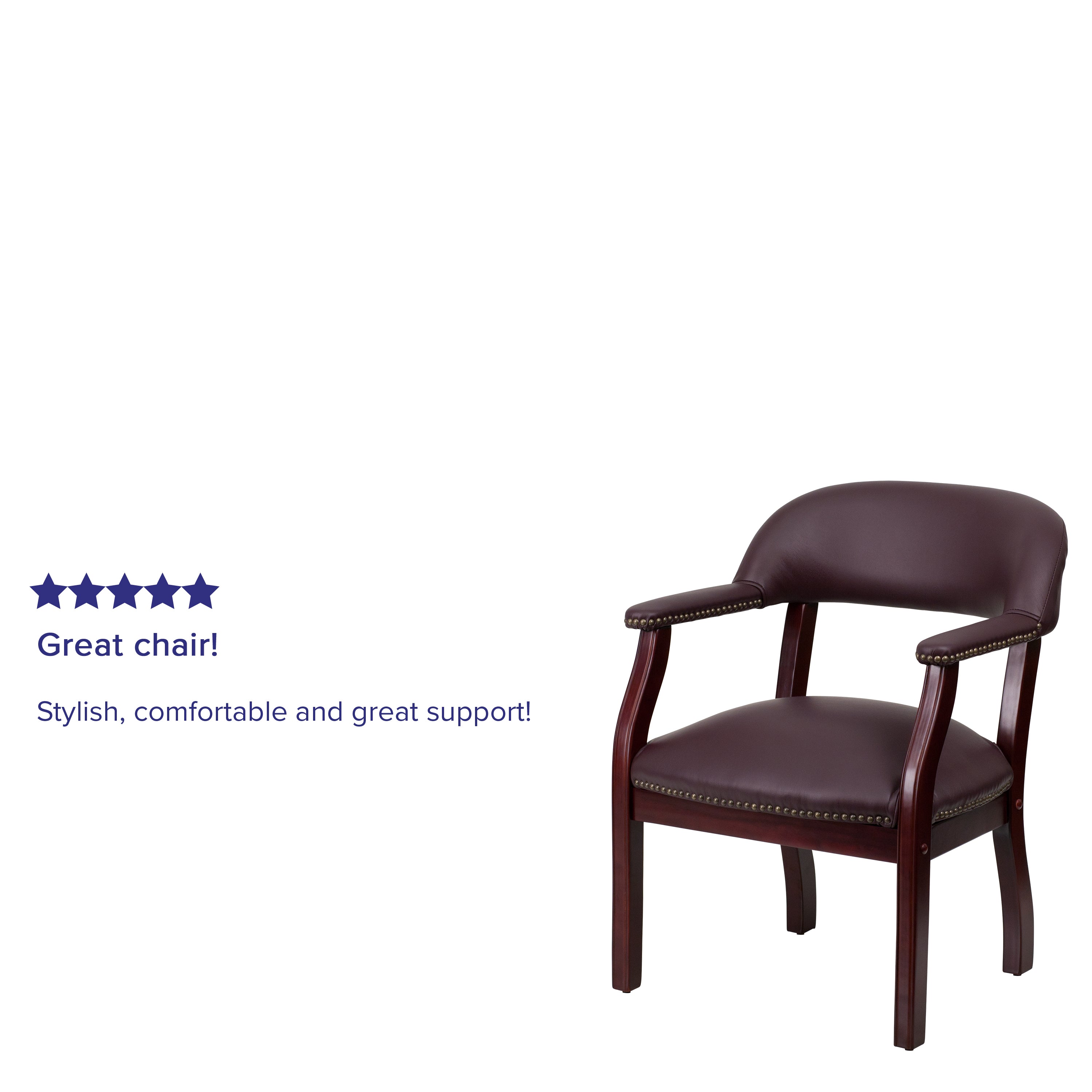 Conference Chair with Accent Nail Trim