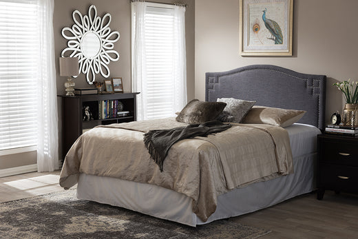 Aubrey Modern and Contemporary Fabric Upholstered Headboard