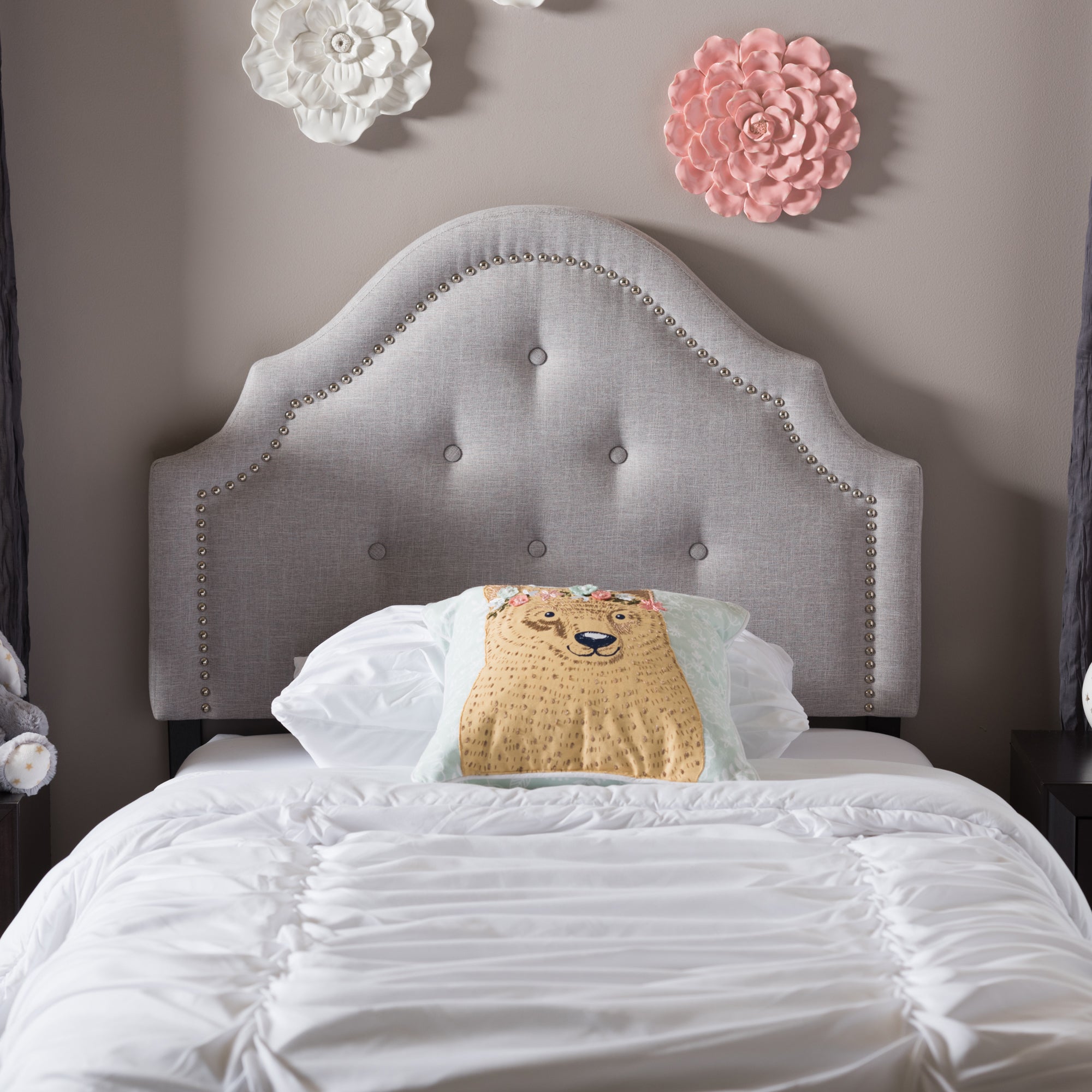 Cora Modern and Contemporary Fabric Upholstered Headboard