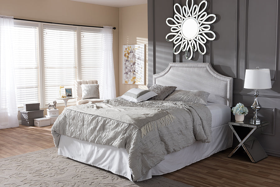 AvigNon Modern and Contemporary Fabric Upholstered Headboard