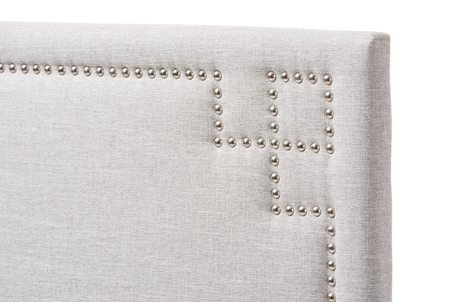 Geneva Modern and Contemporary Fabric Upholstered Headboard