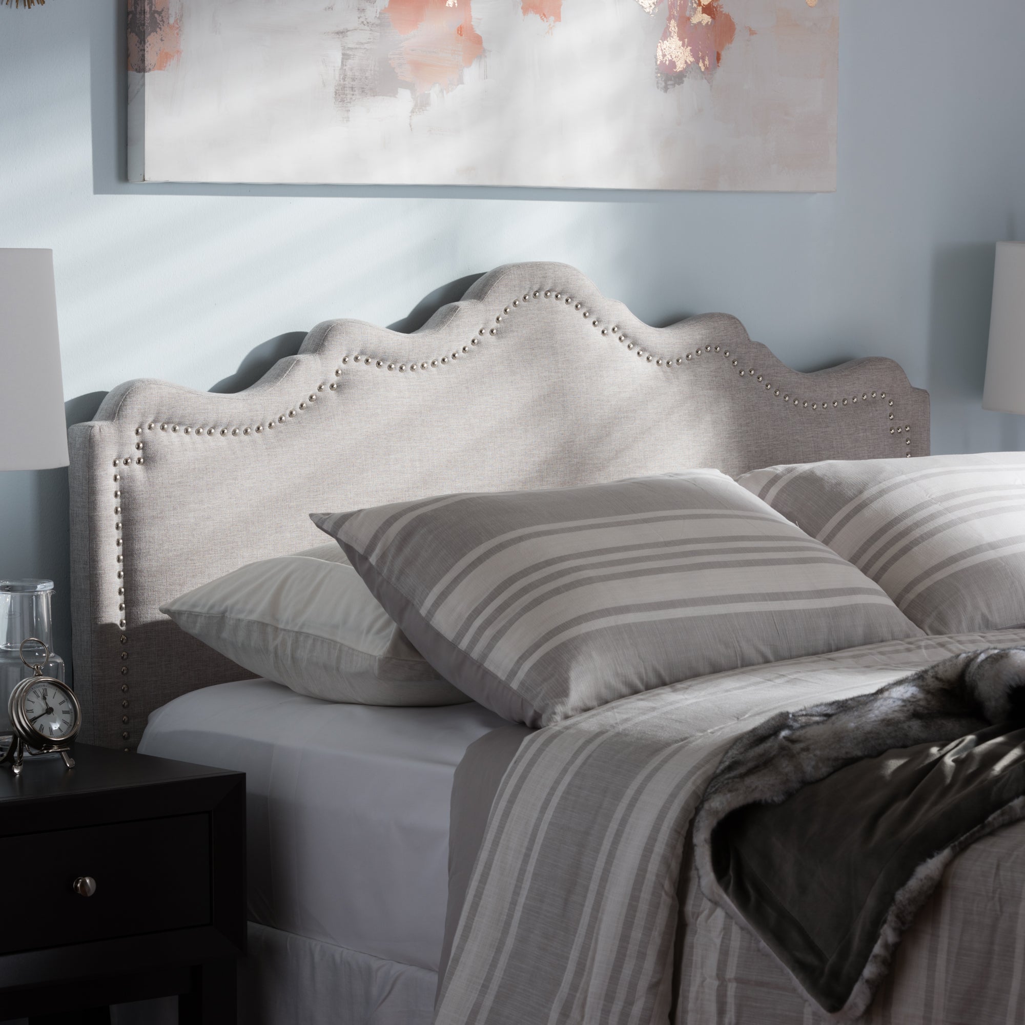 Nadeen Modern and Contemporary Fabric Headboard