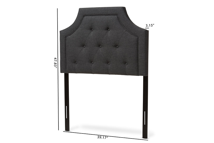 Mars Modern and Contemporary Fabric Headboard