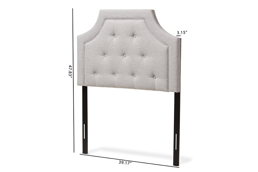 Mars Modern and Contemporary Fabric Headboard