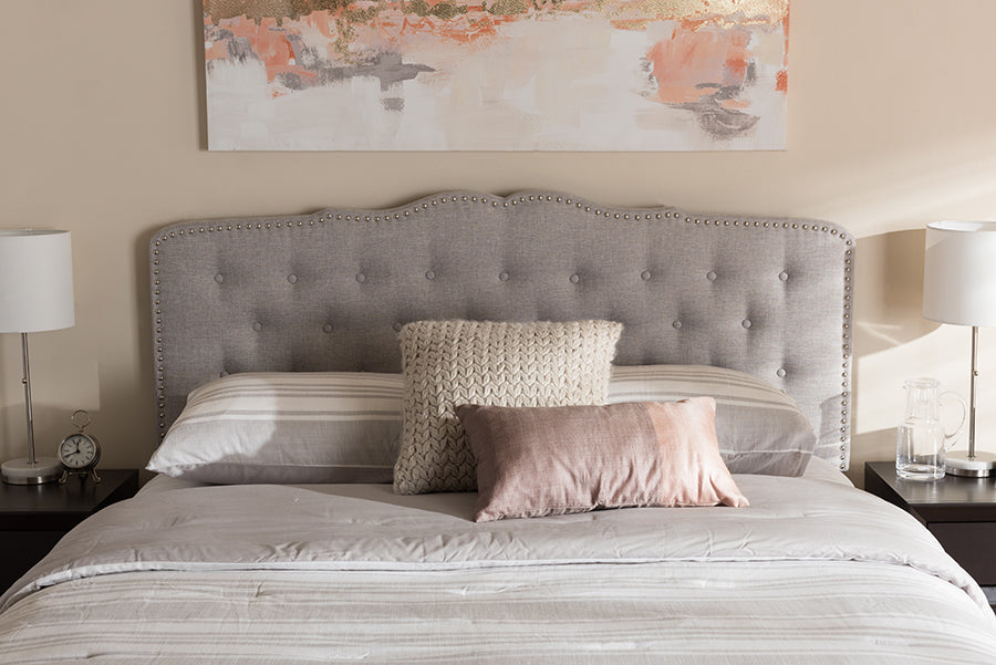 Lucy Modern and Contemporary Fabric Headboard