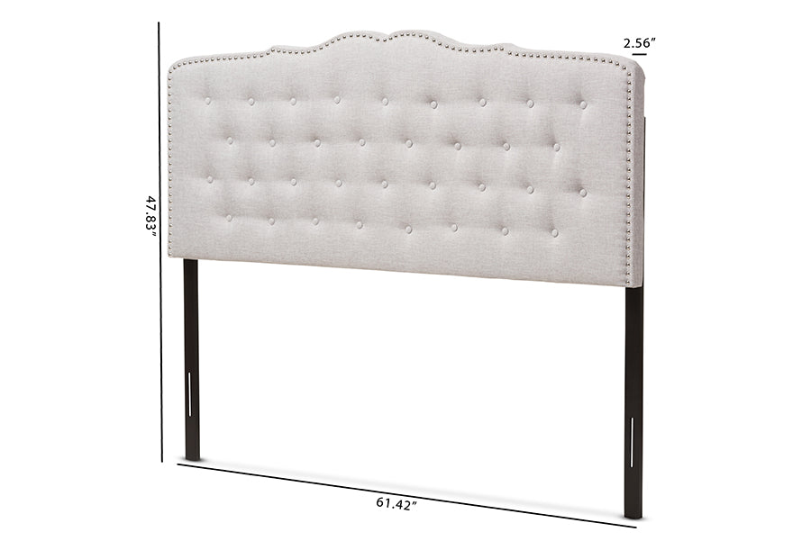 Lucy Modern and Contemporary Fabric Headboard