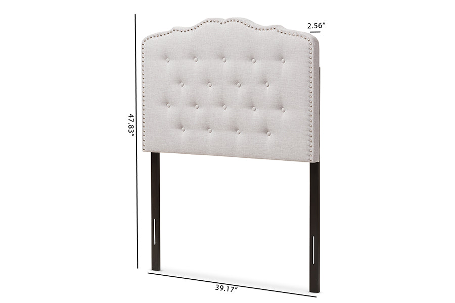 Lucy Modern and Contemporary Fabric Headboard