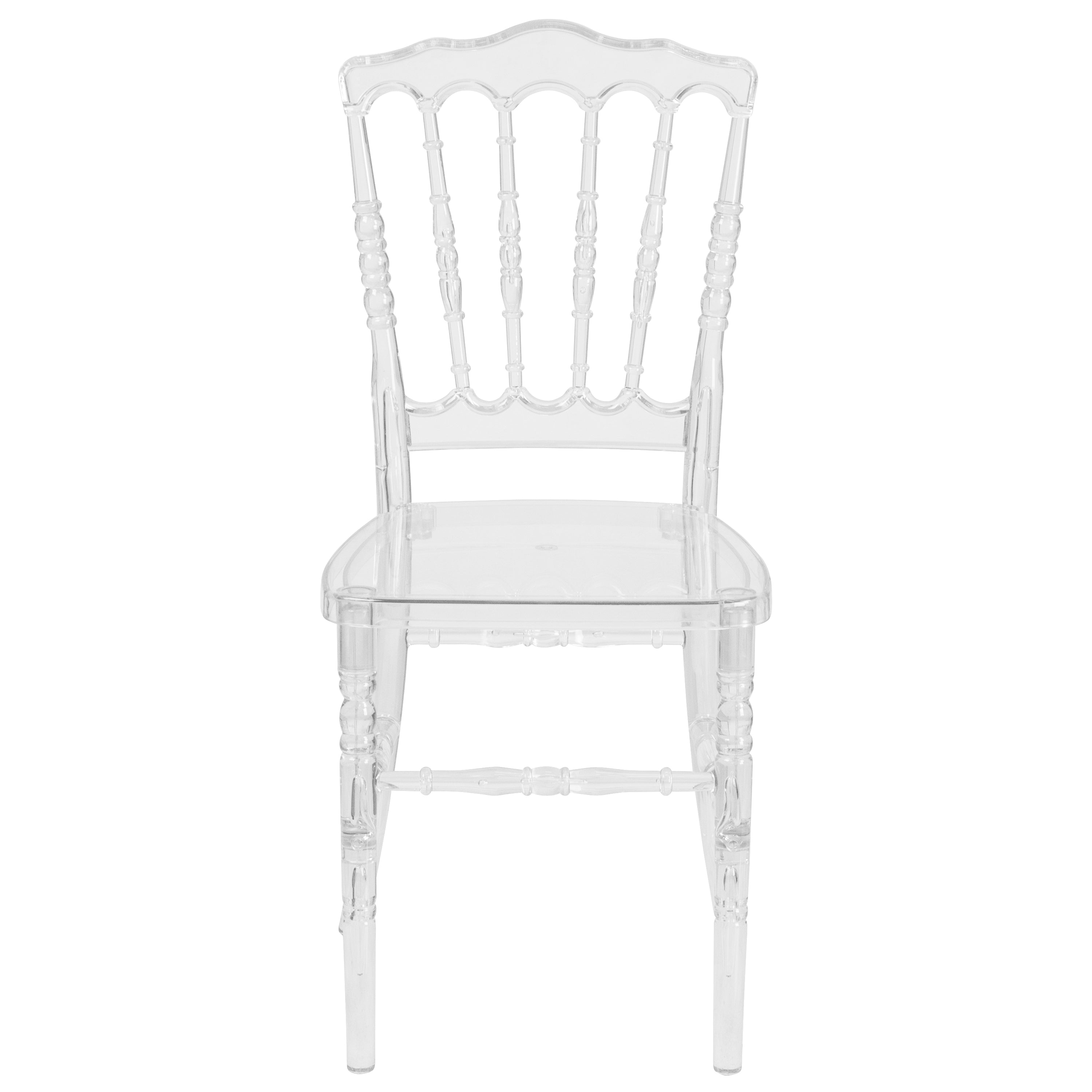 Flash Elegance Napoleon Stacking Chair-Accent Chair-Flash Furniture-Wall2Wall Furnishings