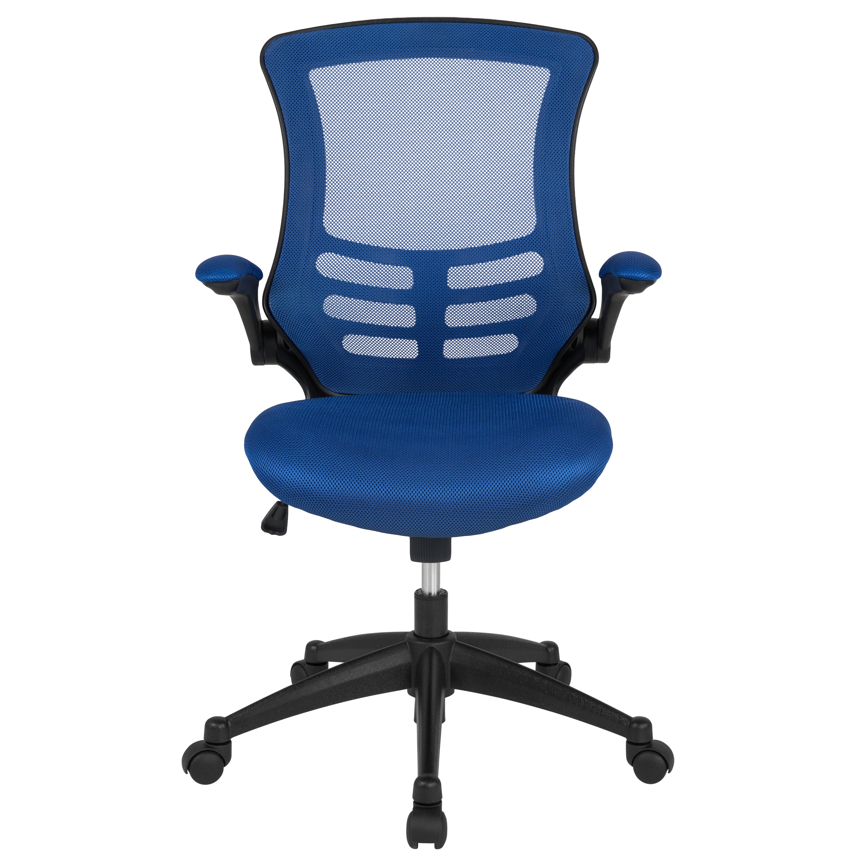 Mid-Back Mesh Swivel Ergonomic Task Office Chair with Flip-Up Arms