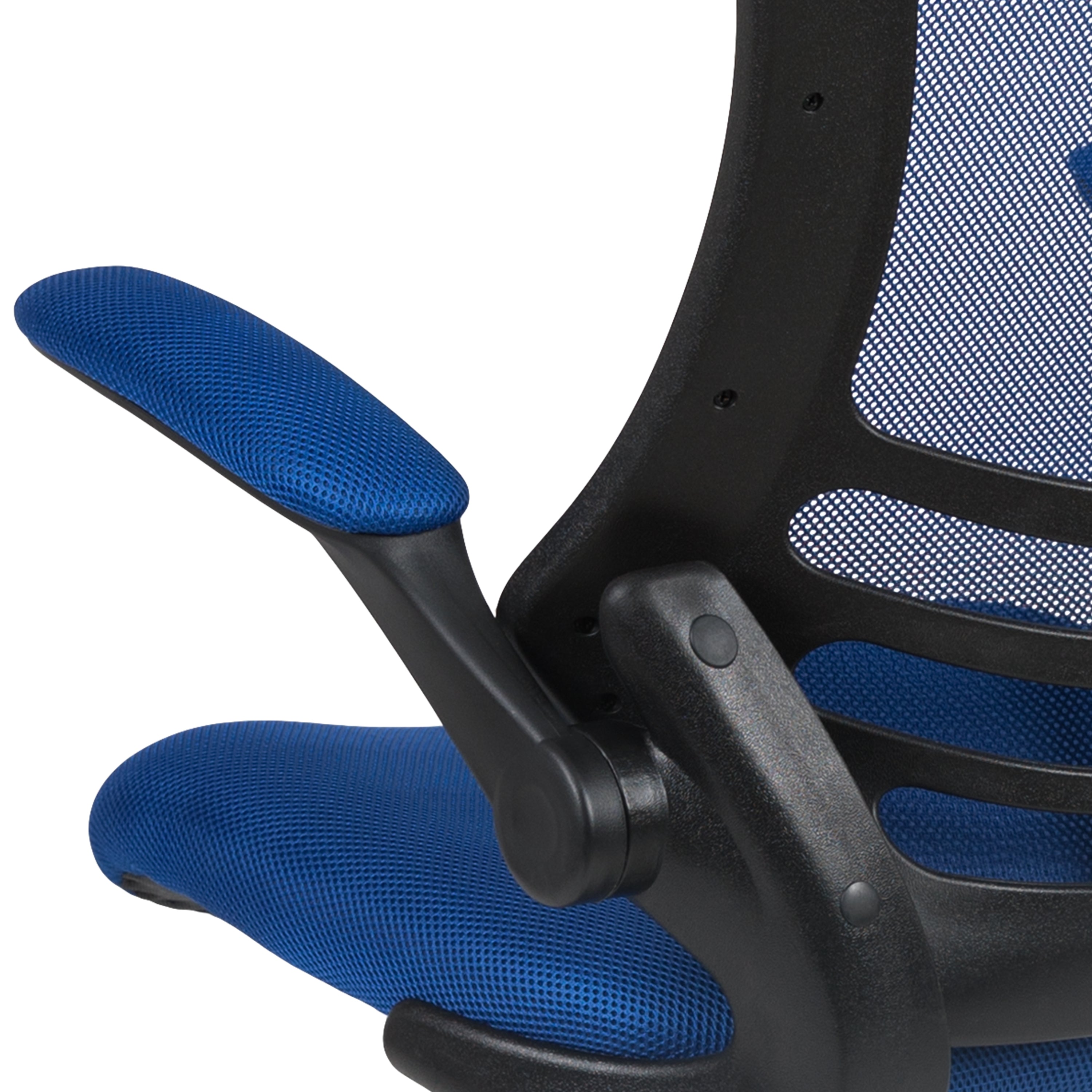 Mid-Back Mesh Swivel Ergonomic Task Office Chair with Flip-Up Arms
