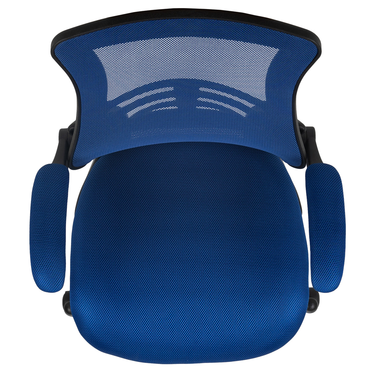 Mid-Back Mesh Ergonomic Drafting Chair with Adjustable Foot Ring and Flip-Up Arms