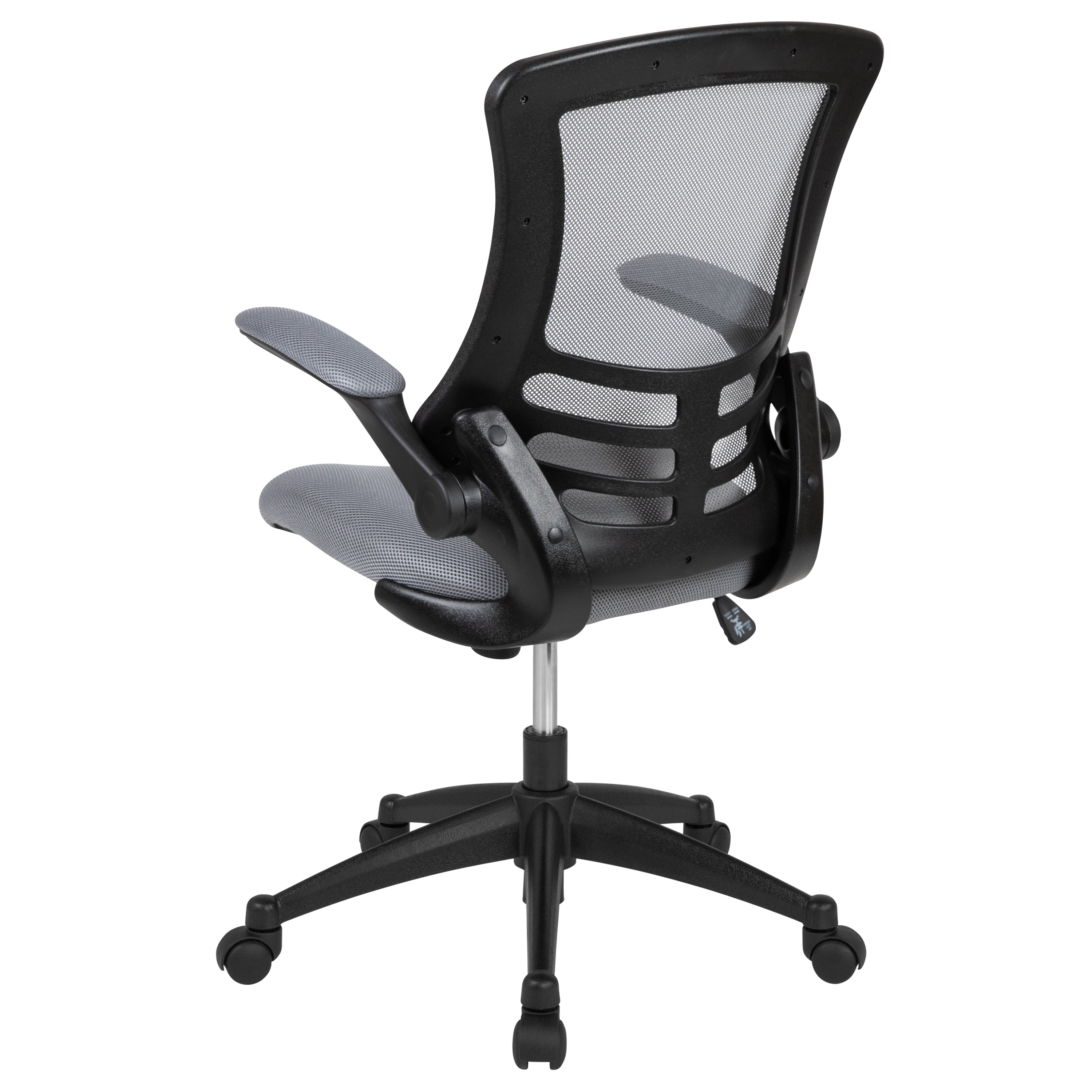 Mid-Back Mesh Swivel Ergonomic Task Office Chair with Flip-Up Arms