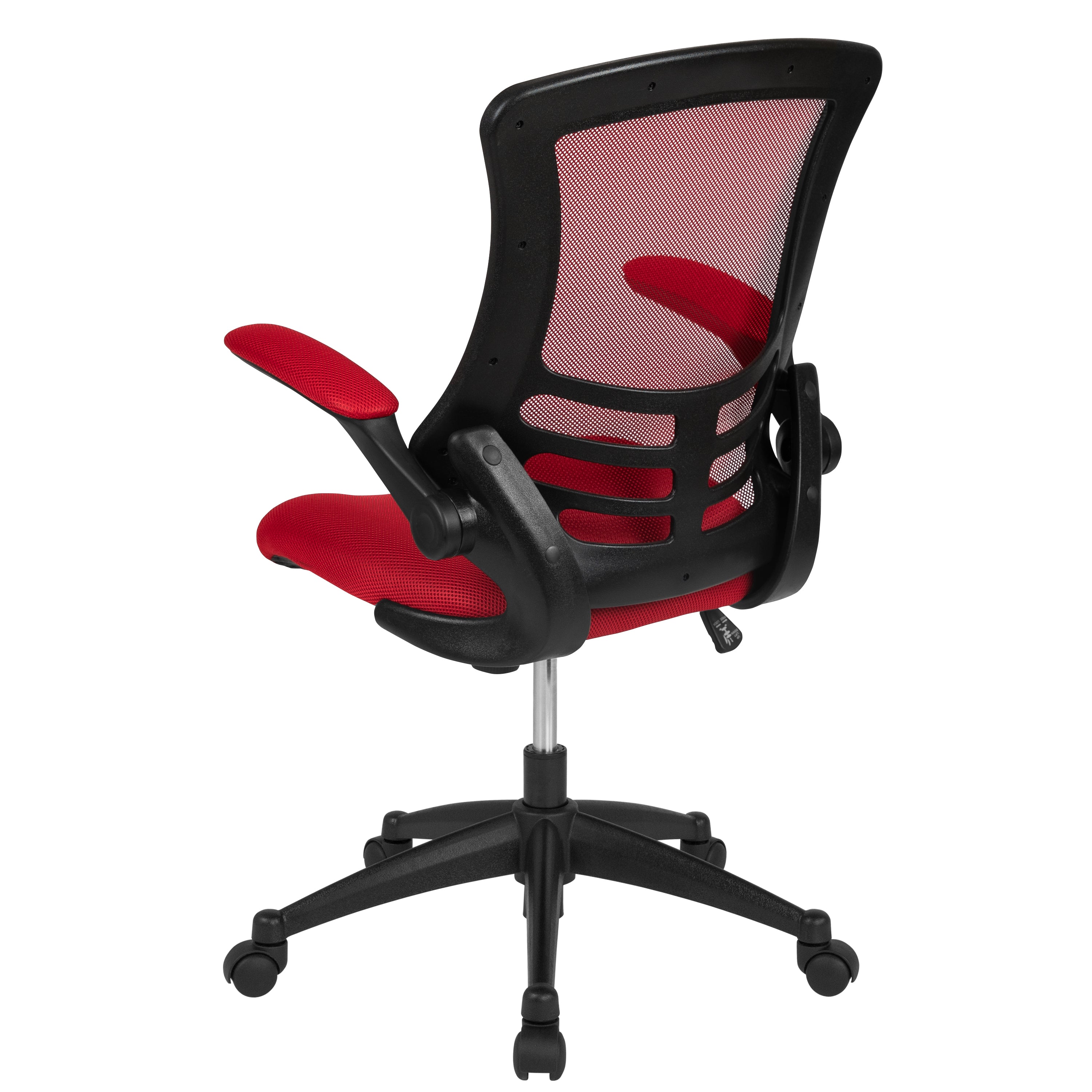Mid-Back Mesh Swivel Ergonomic Task Office Chair with Flip-Up Arms