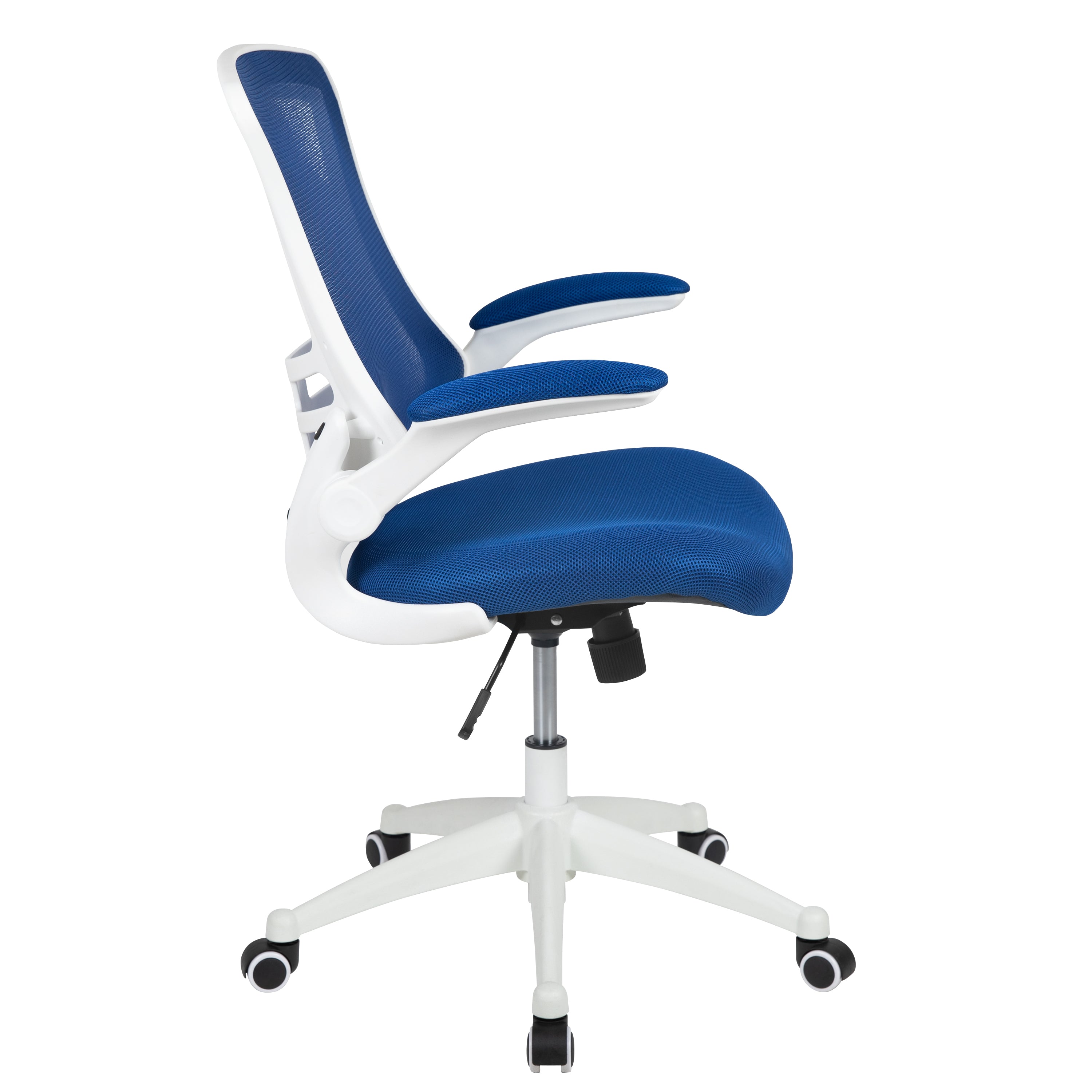Mid-Back Mesh Swivel Ergonomic Task Office Chair with Flip-Up Arms