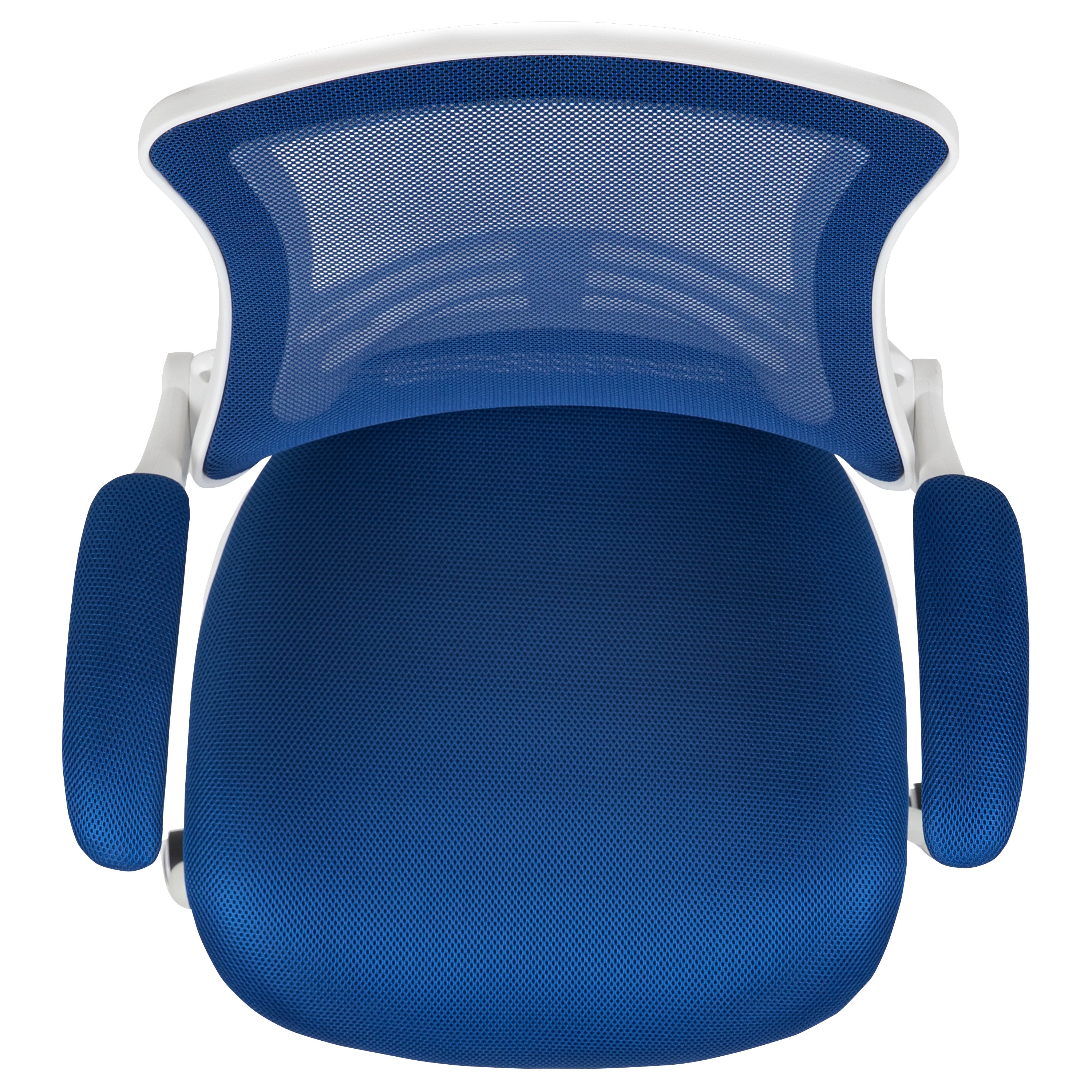 Mid-Back Mesh Swivel Ergonomic Task Office Chair with Flip-Up Arms