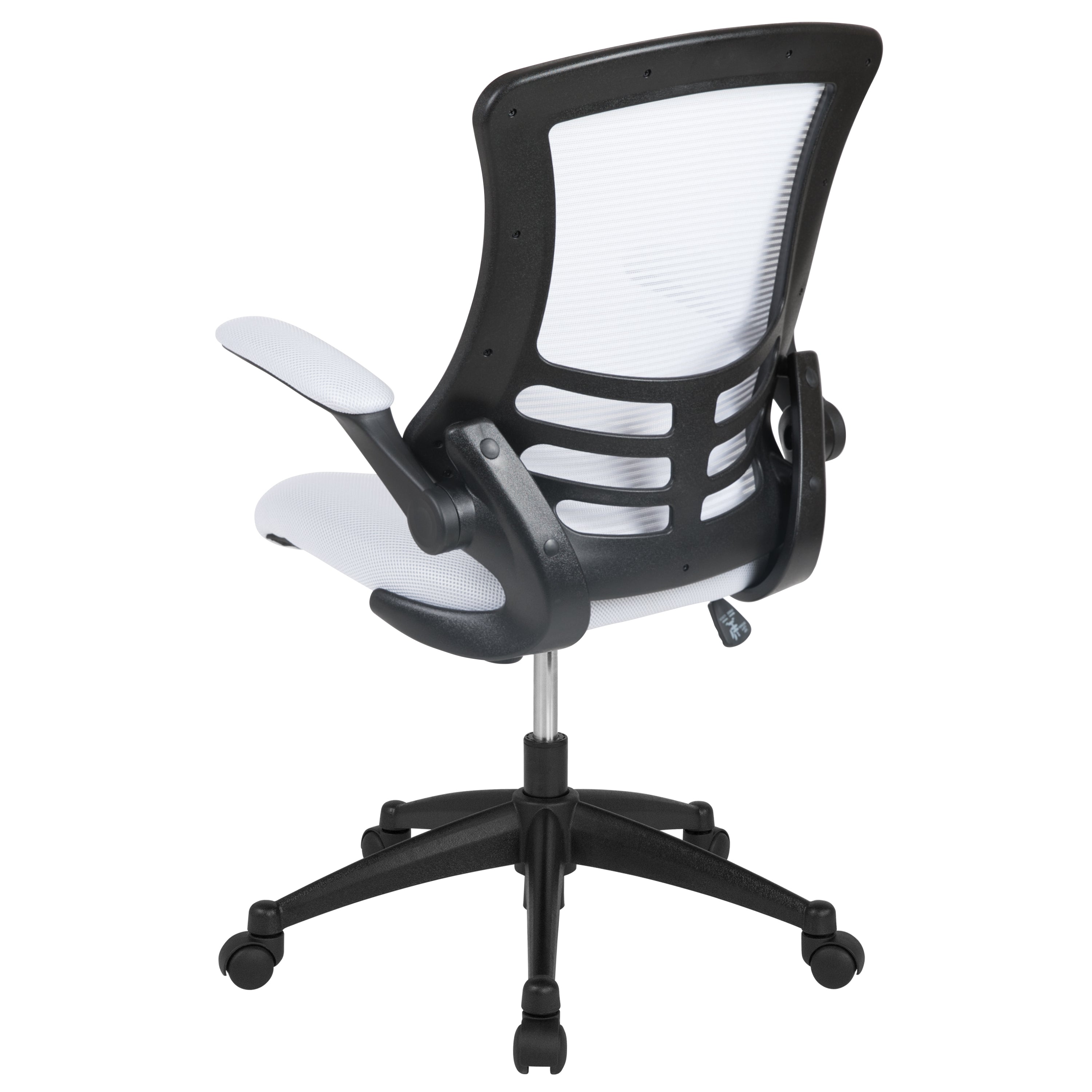 Mid-Back Mesh Swivel Ergonomic Task Office Chair with Flip-Up Arms