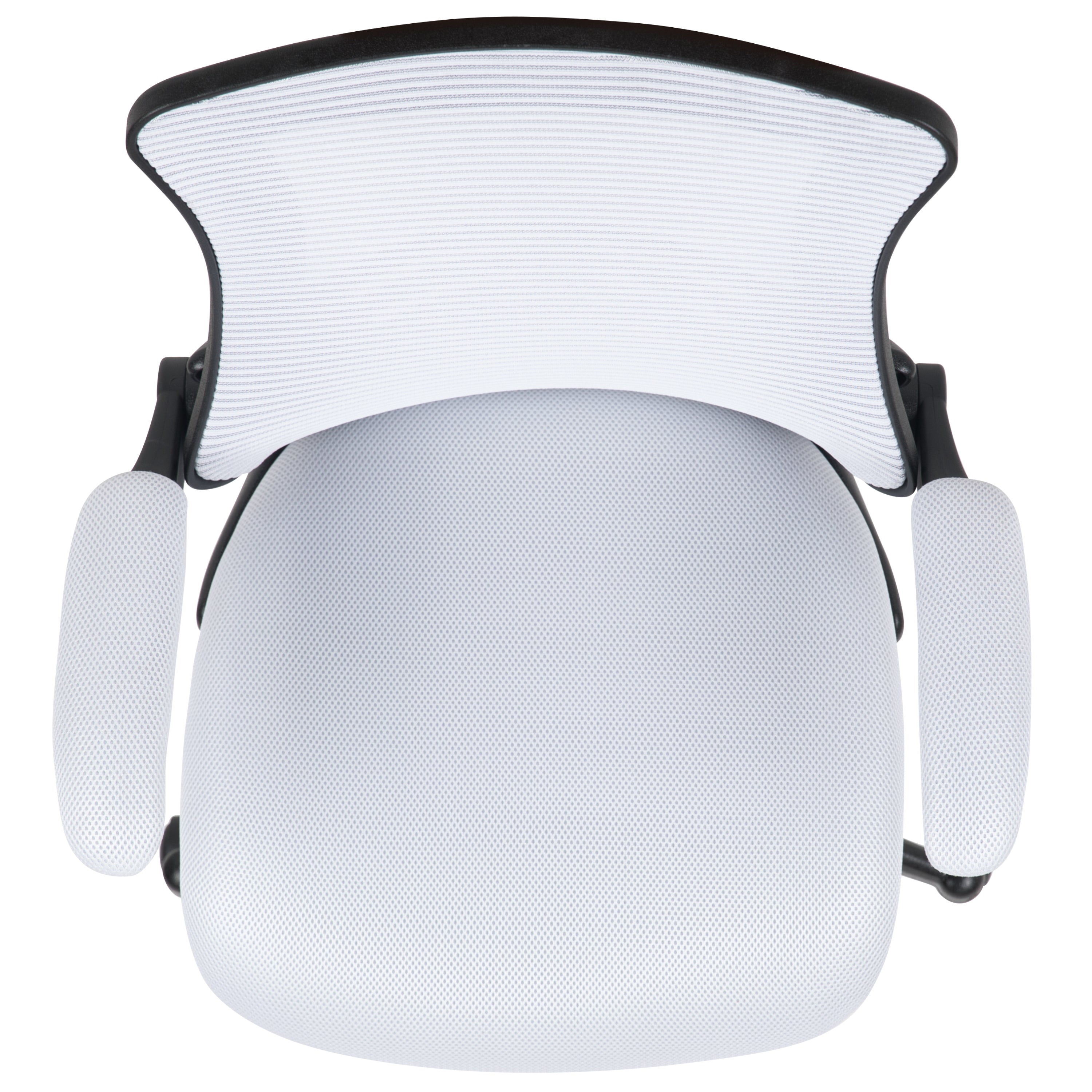 Mid-Back Mesh Swivel Ergonomic Task Office Chair with Flip-Up Arms