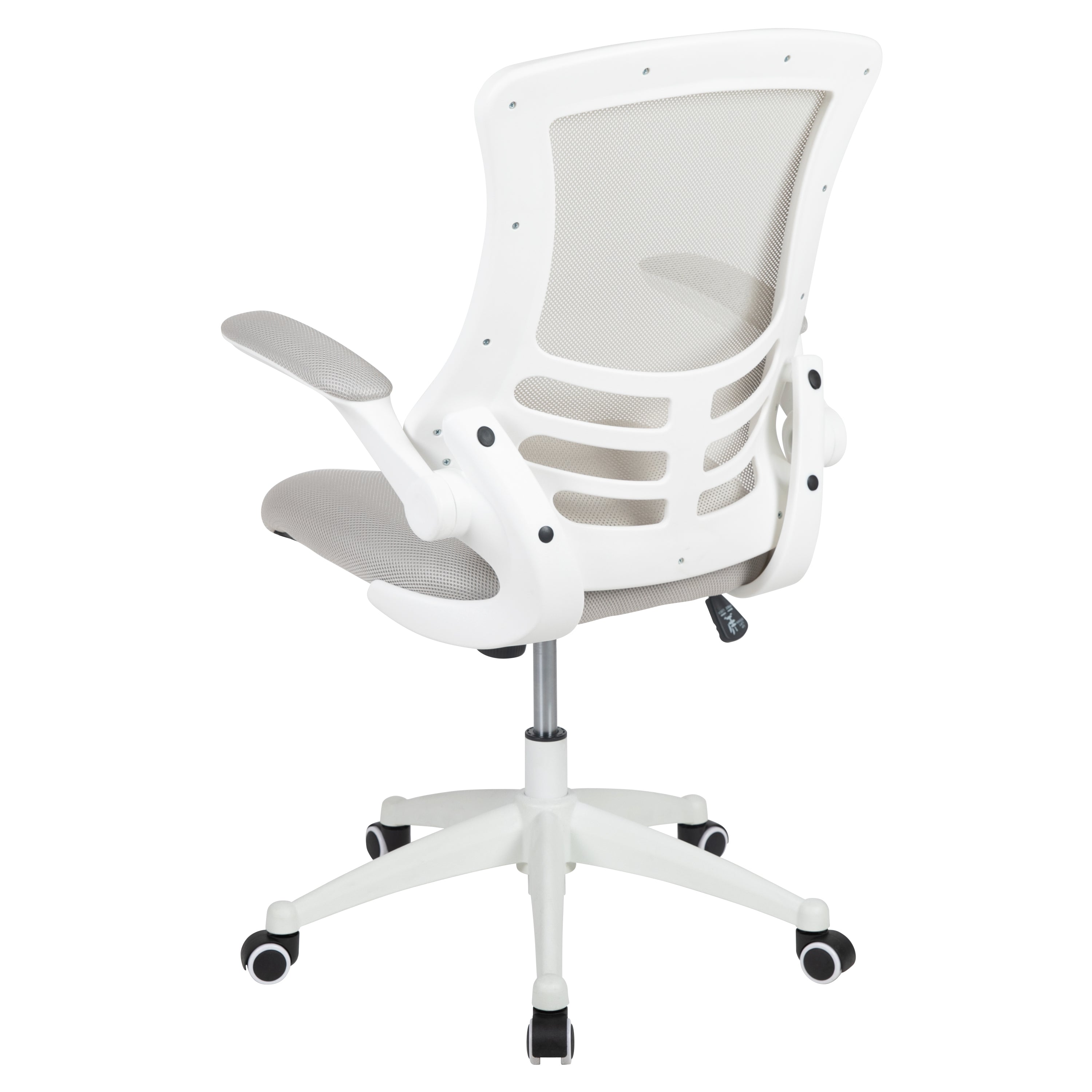 Mid-Back Mesh Swivel Ergonomic Task Office Chair with Flip-Up Arms