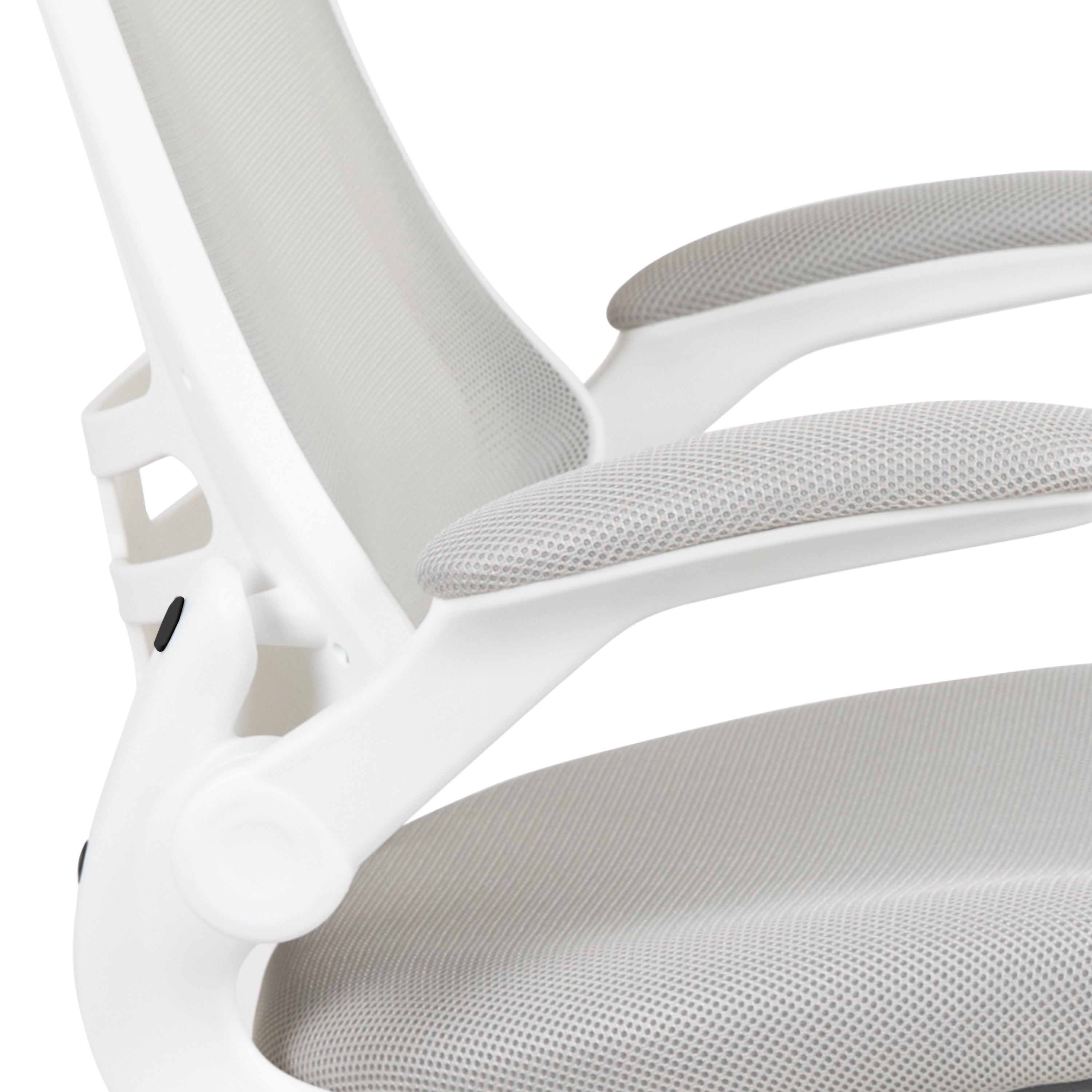 Mid-Back Mesh Swivel Ergonomic Task Office Chair with Flip-Up Arms