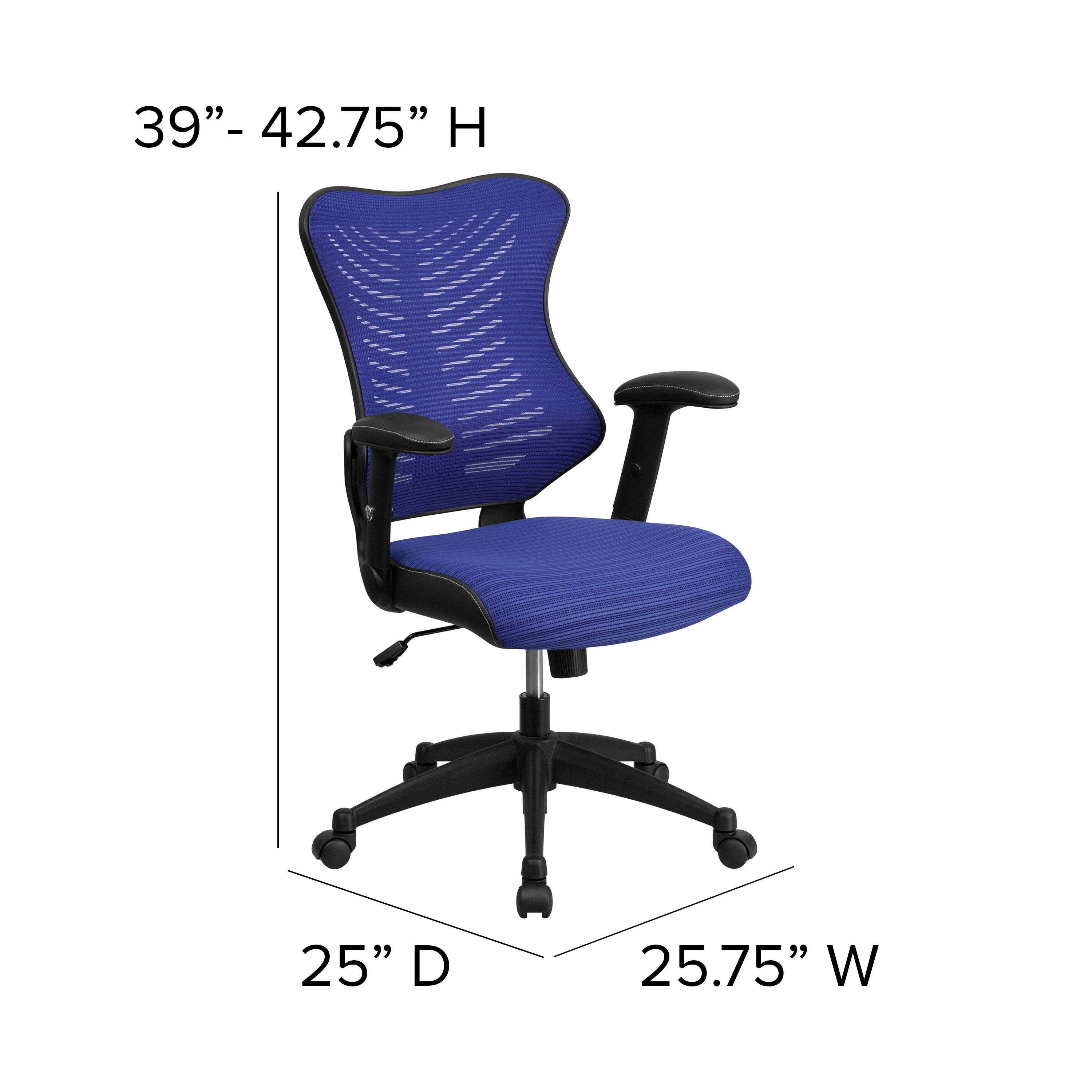 High Back Designer Mesh Executive Swivel Ergonomic Office Chair with Adjustable Arms